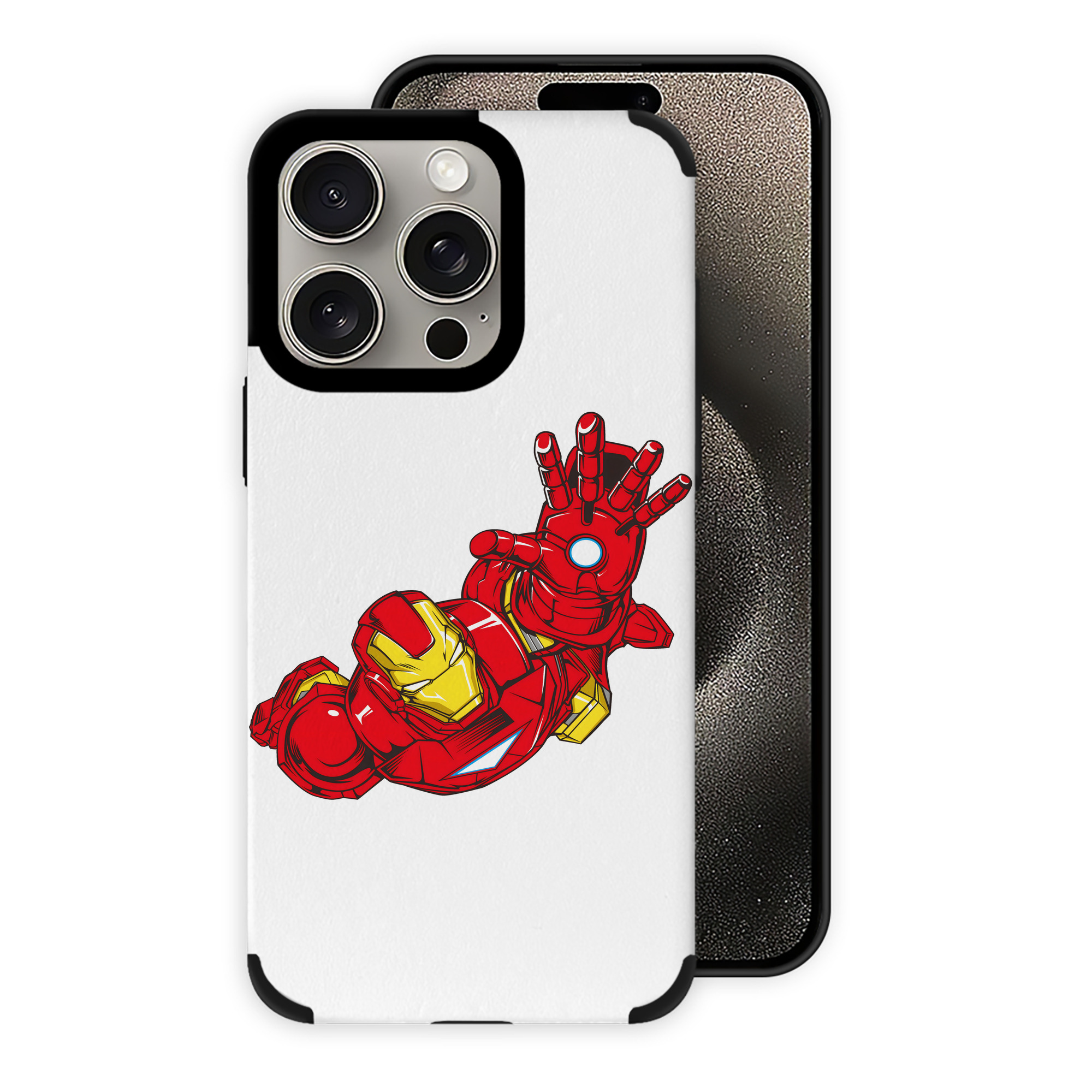 （画像用） アベンジャーズ The Avengers 【iPhone15ProMax対応】 PUレザー スマホケース 耐衝撃＆黄変防止