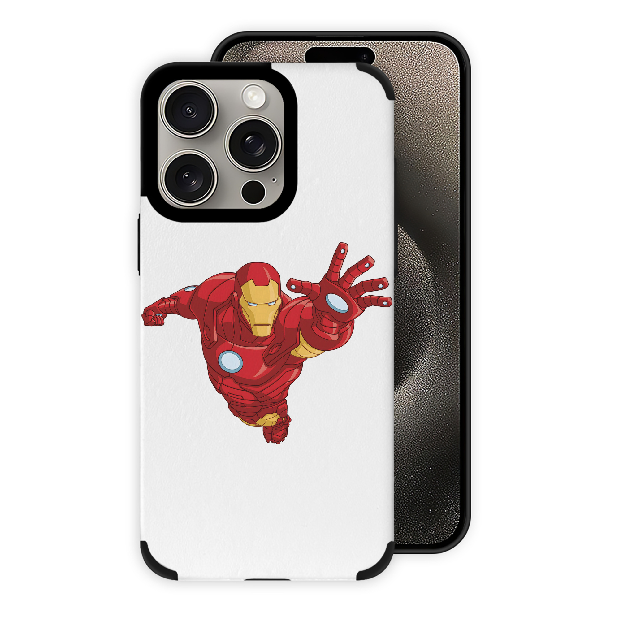 （画像用） アベンジャーズ The Avengers 【iPhone15ProMax対応】 PUレザー スマホケース 耐衝撃＆黄変防止