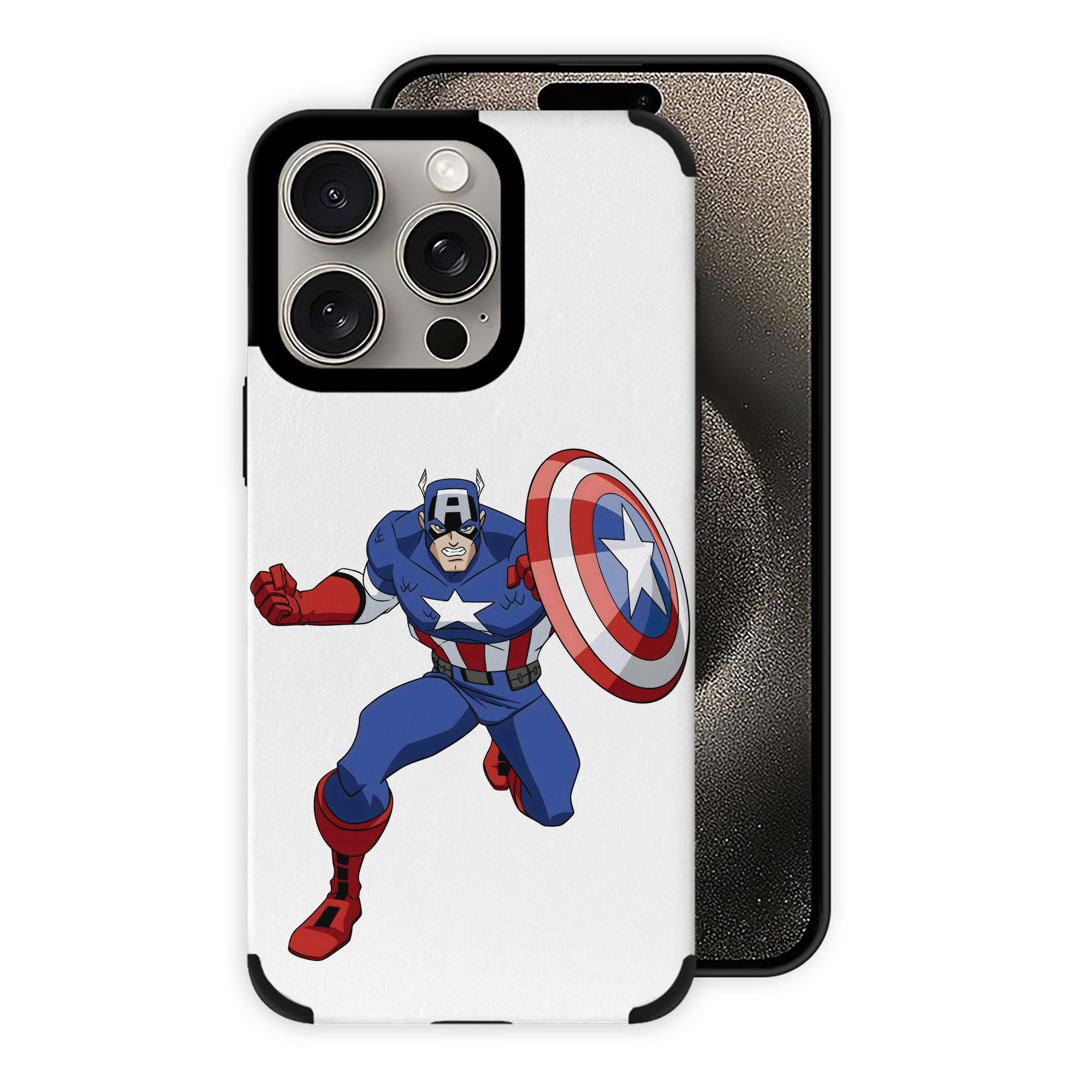 （画像用） アベンジャーズ The Avengers 【iPhone15ProMax対応】 PUレザー スマホケース 耐衝撃＆黄変防止