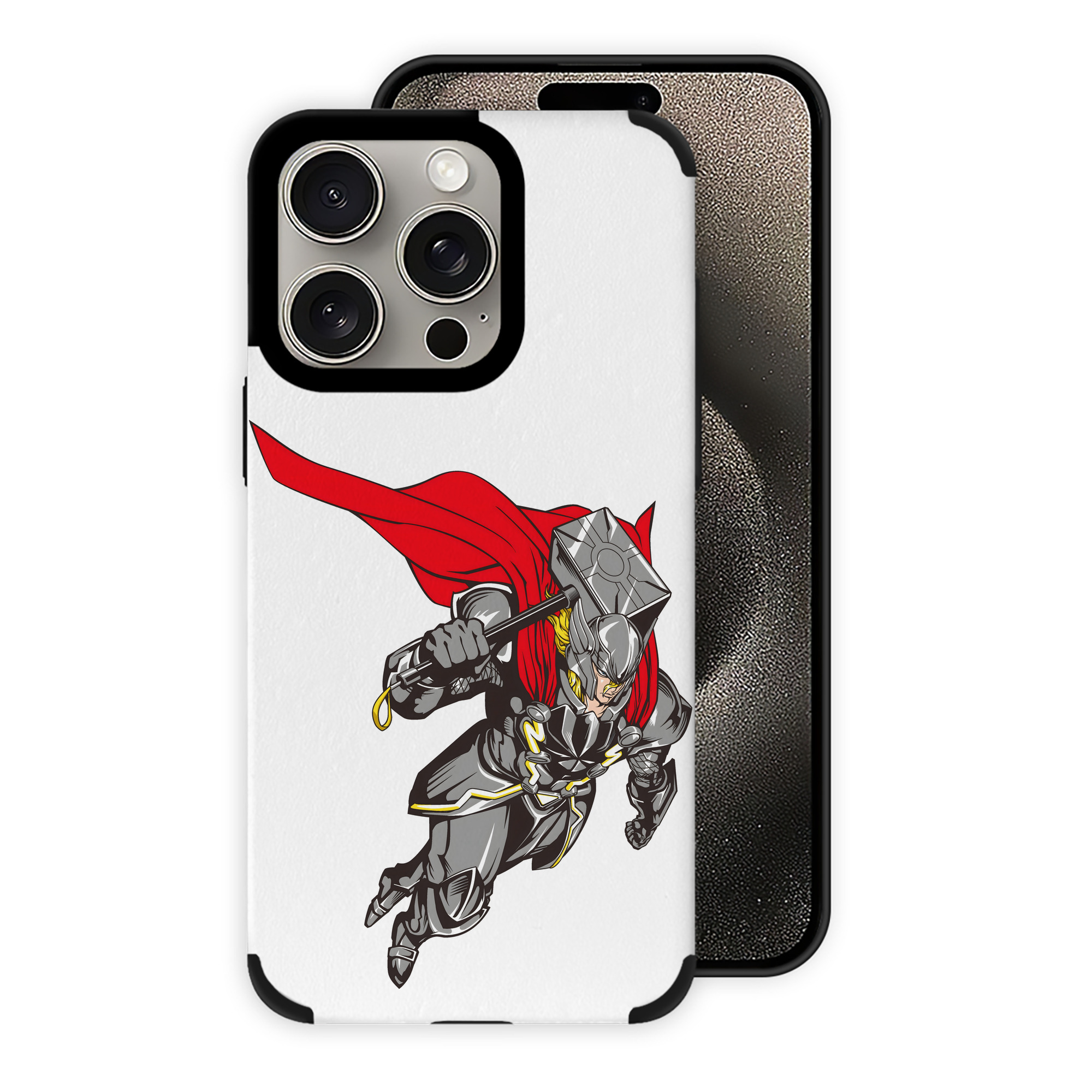（画像用） アベンジャーズ The Avengers 【iPhone15ProMax対応】 PUレザー スマホケース 耐衝撃＆黄変防止