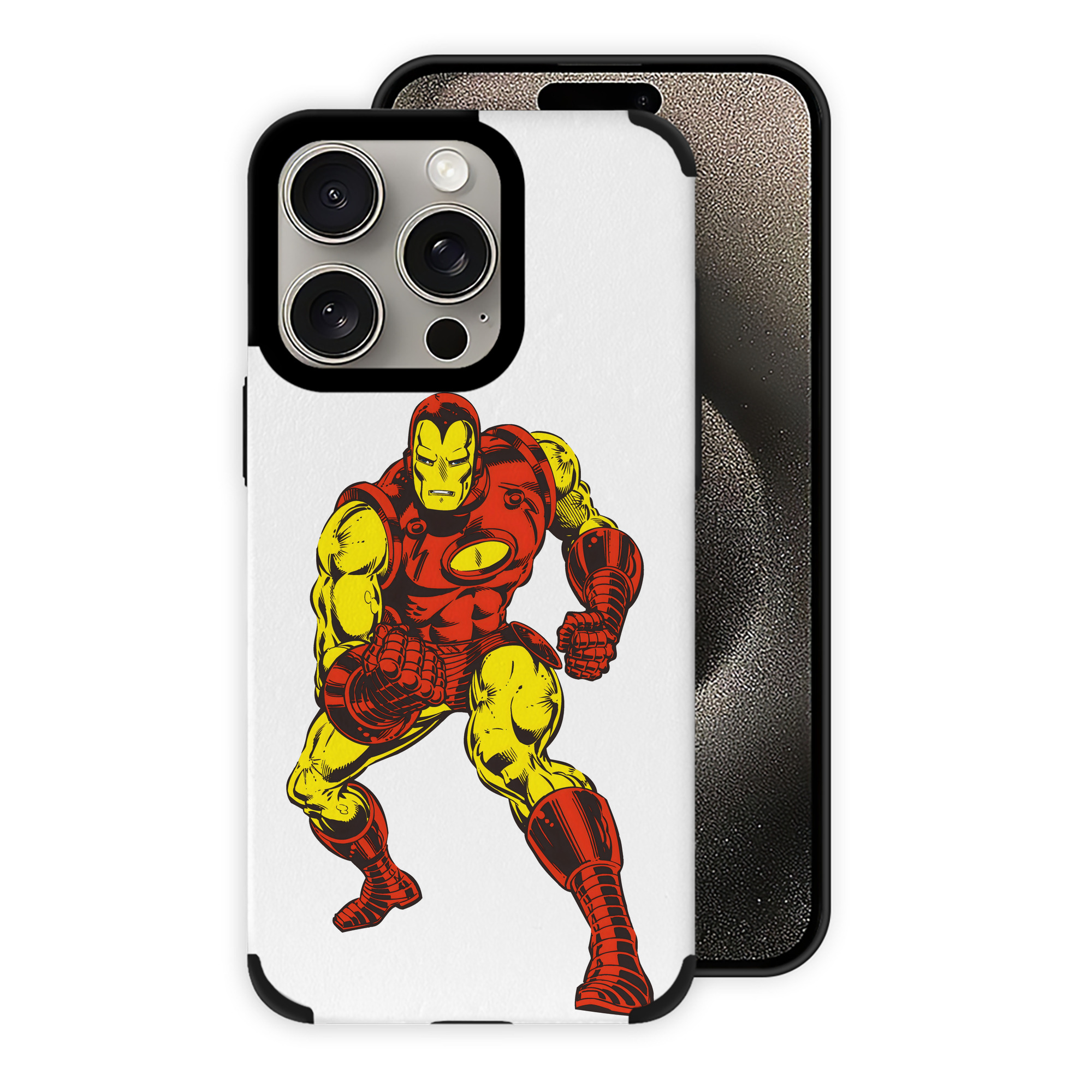 （画像用） アベンジャーズ The Avengers 【iPhone15ProMax対応】 PUレザー スマホケース 耐衝撃＆黄変防止