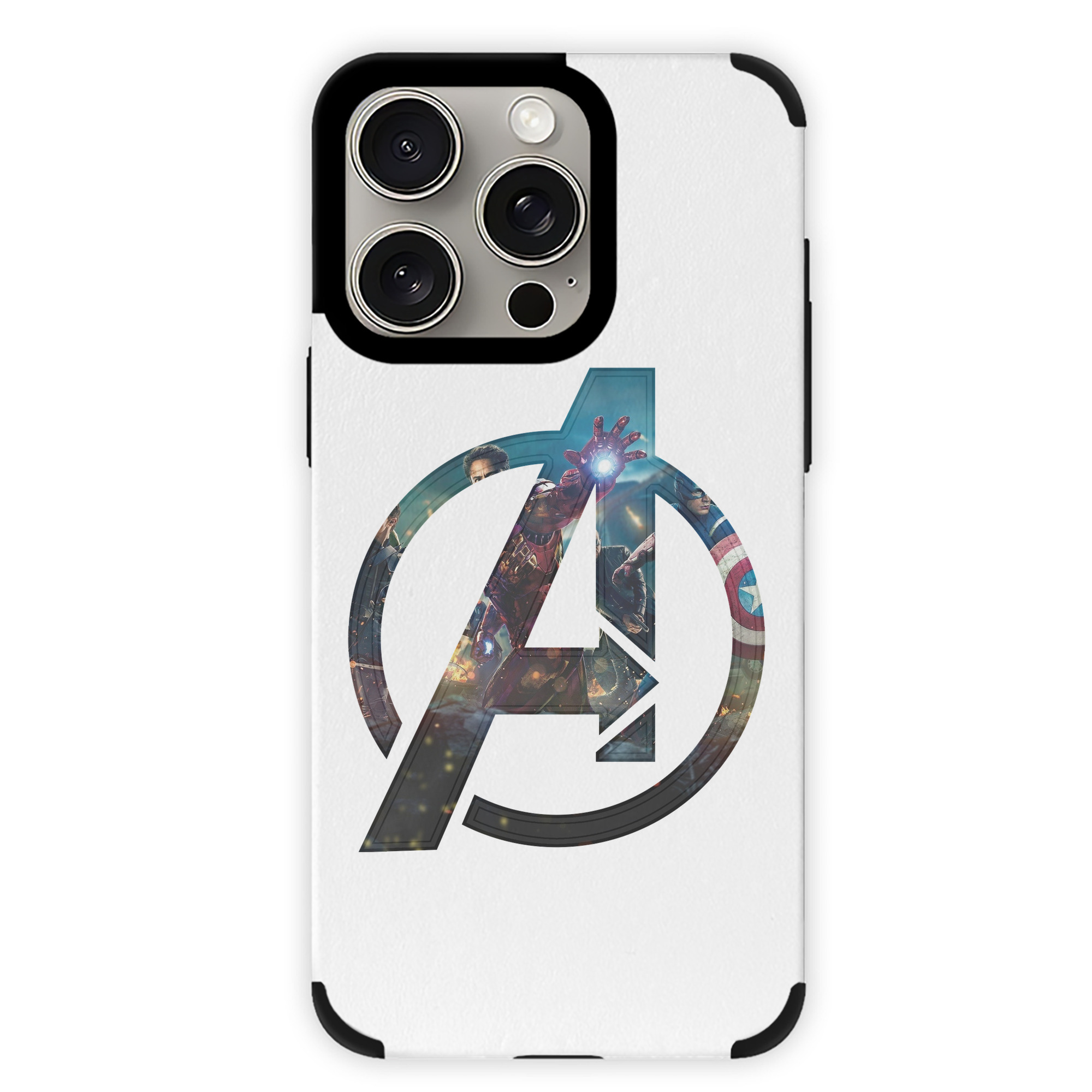 （画像用） アベンジャーズ The Avengers 【iPhone15ProMax対応】 PUレザー スマホケース 耐衝撃＆黄変防止