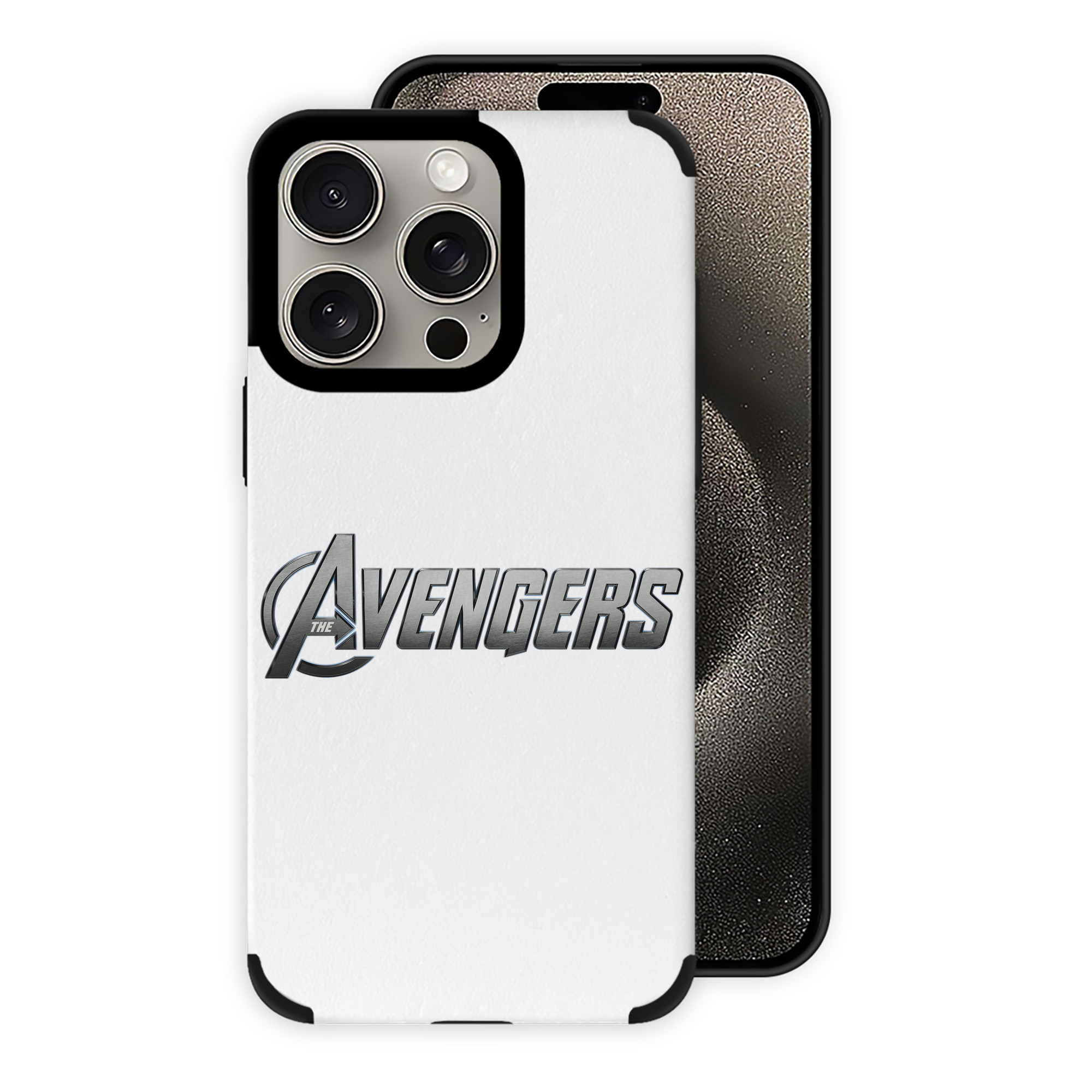 （画像用） アベンジャーズ The Avengers 【iPhone15ProMax対応】 PUレザー スマホケース 耐衝撃＆黄変防止