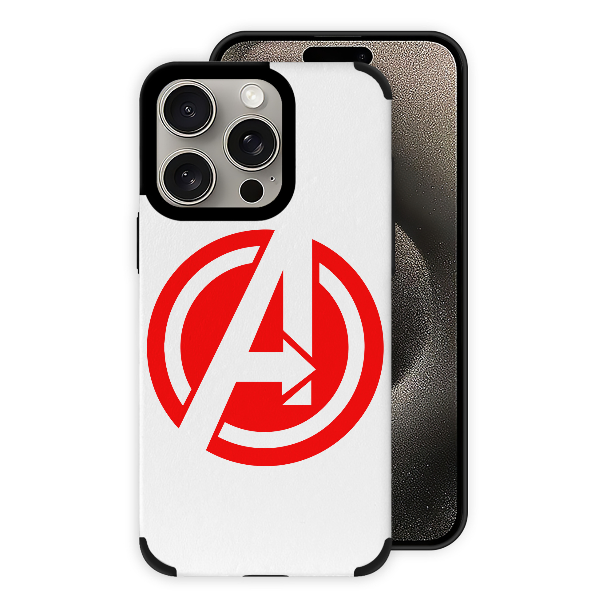 （画像用） アベンジャーズ The Avengers 【iPhone15ProMax対応】 PUレザー スマホケース 耐衝撃＆黄変防止