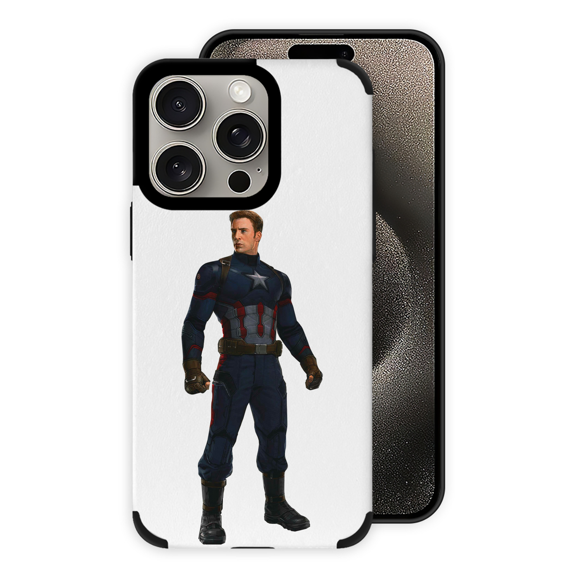 （画像用） アベンジャーズ The Avengers 【iPhone15ProMax対応】 PUレザー スマホケース 耐衝撃＆黄変防止
