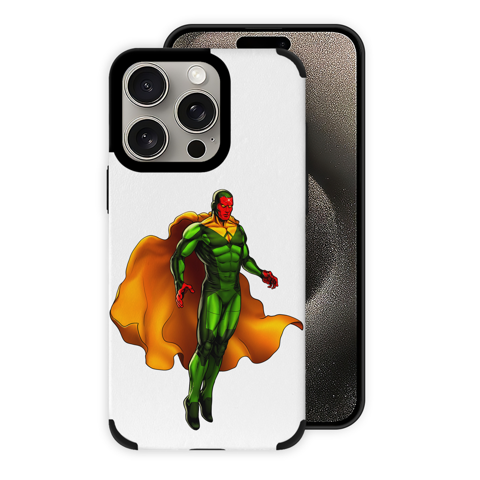 （画像用） アベンジャーズ The Avengers 【iPhone15ProMax対応】 PUレザー スマホケース 耐衝撃＆黄変防止
