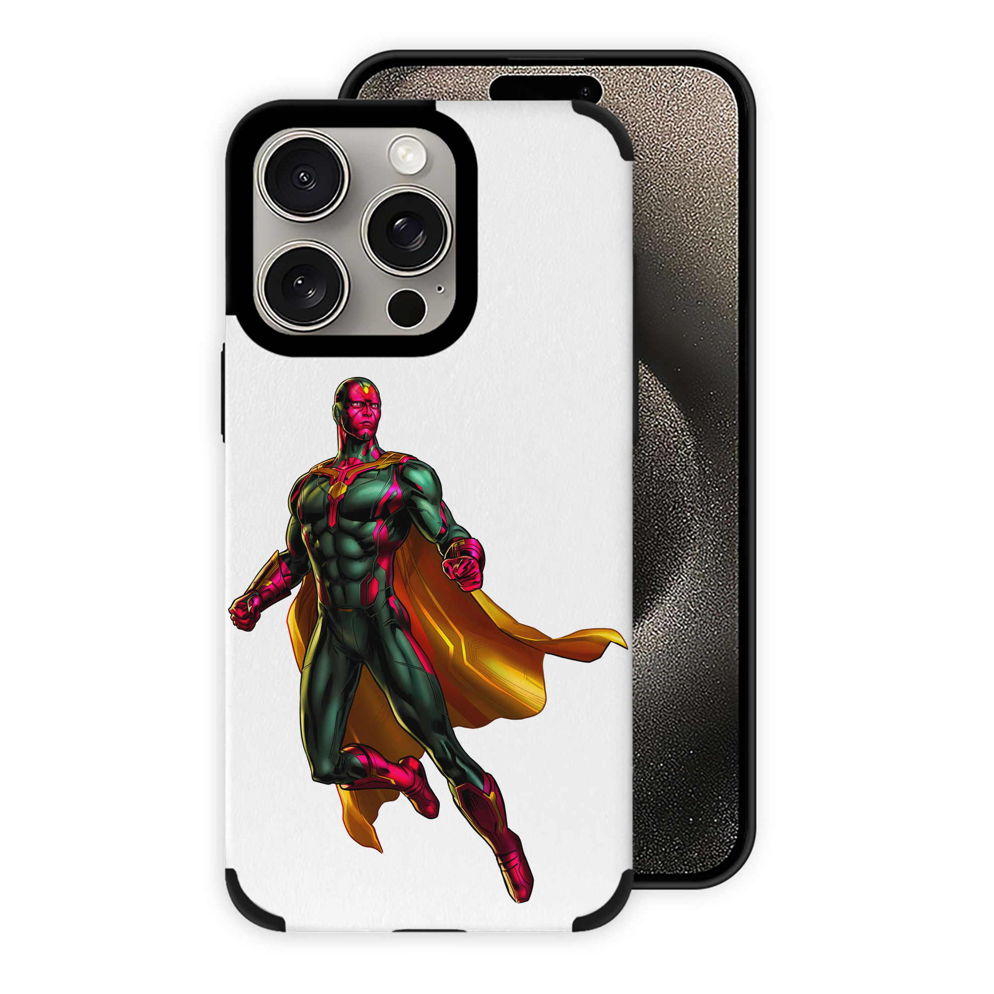 （画像用） アベンジャーズ The Avengers 【iPhone15ProMax対応】 PUレザー スマホケース 耐衝撃＆黄変防止