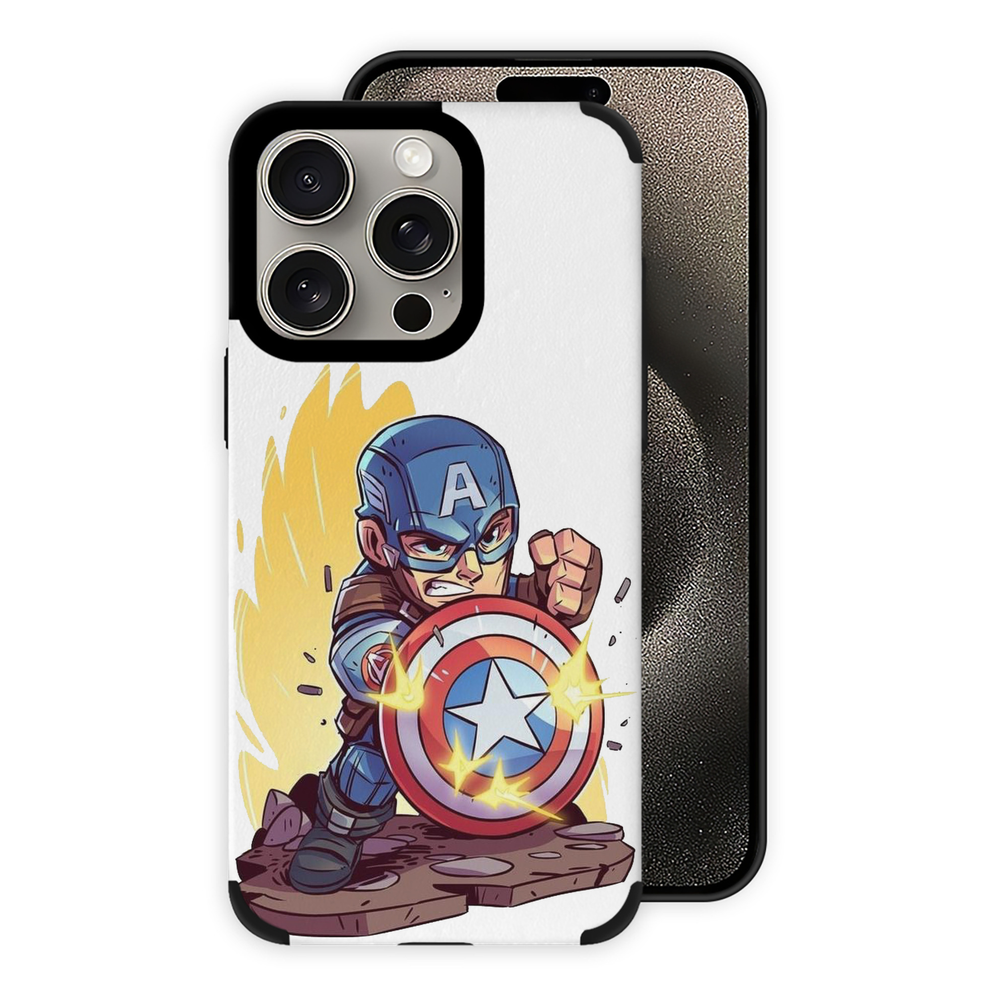 （画像用） アベンジャーズ The Avengers 【iPhone15ProMax対応】 PUレザー スマホケース 耐衝撃＆黄変防止
