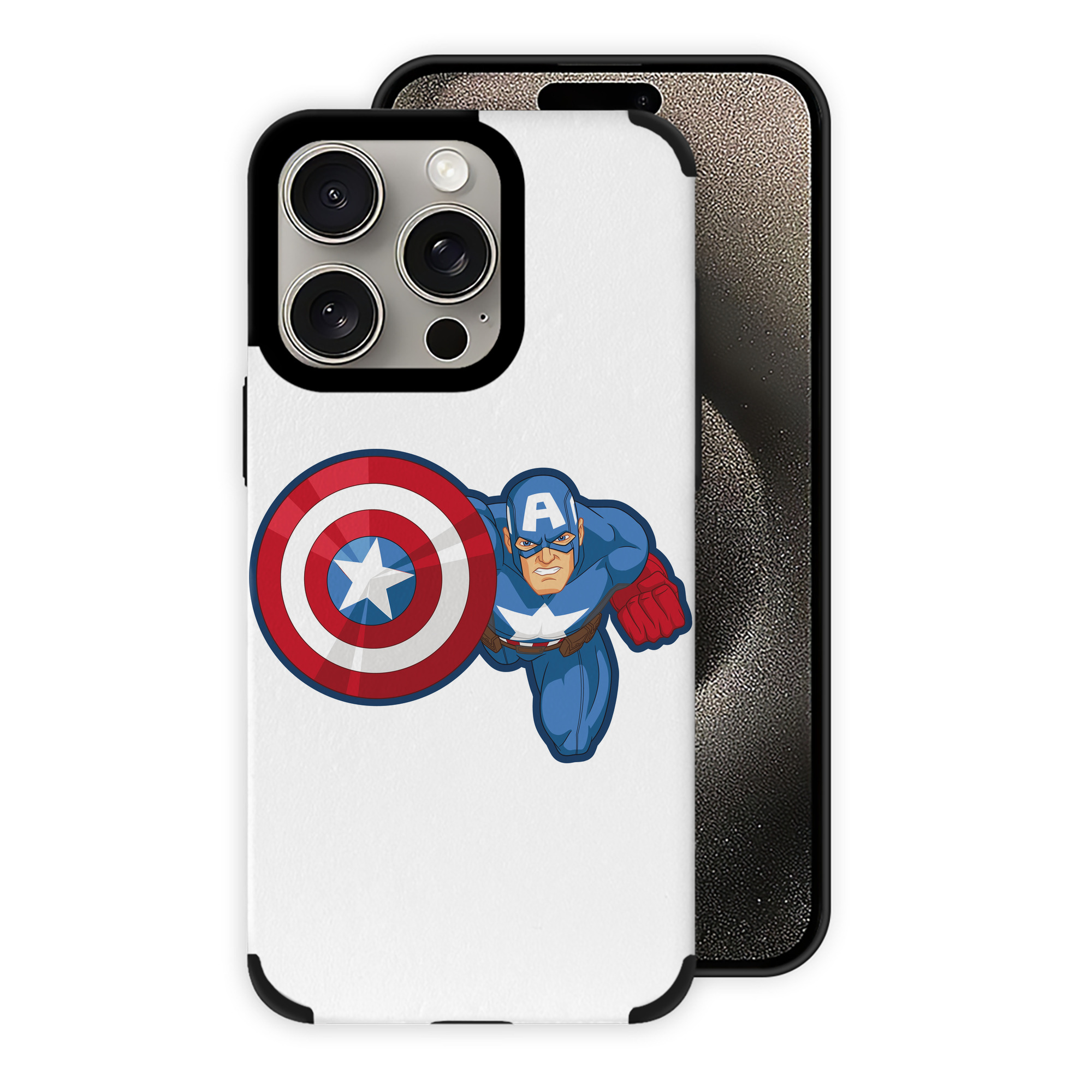 （画像用） アベンジャーズ The Avengers 【iPhone15ProMax対応】 PUレザー スマホケース 耐衝撃＆黄変防止
