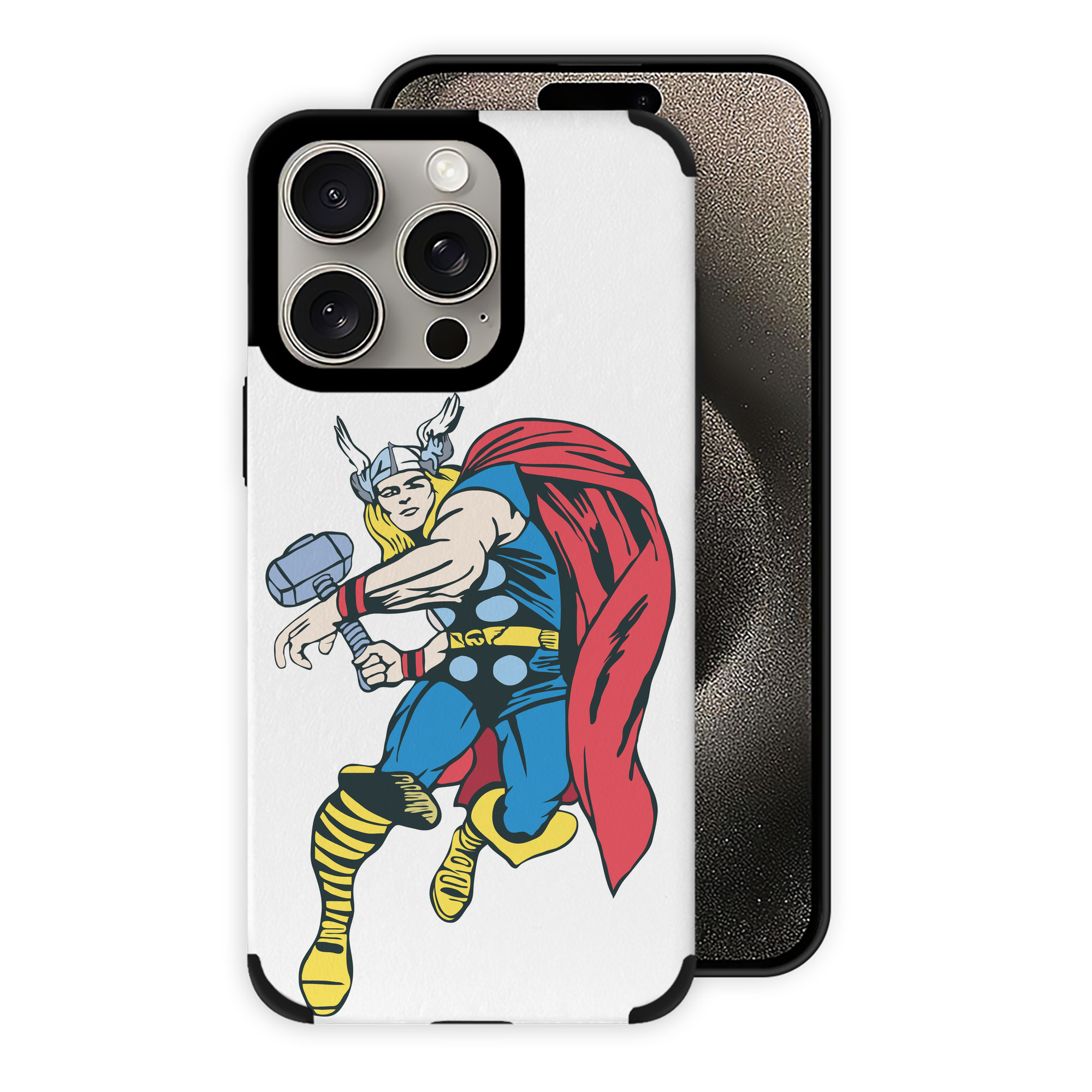 （画像用） アベンジャーズ The Avengers 【iPhone15ProMax対応】 PUレザー スマホケース 耐衝撃＆黄変防止