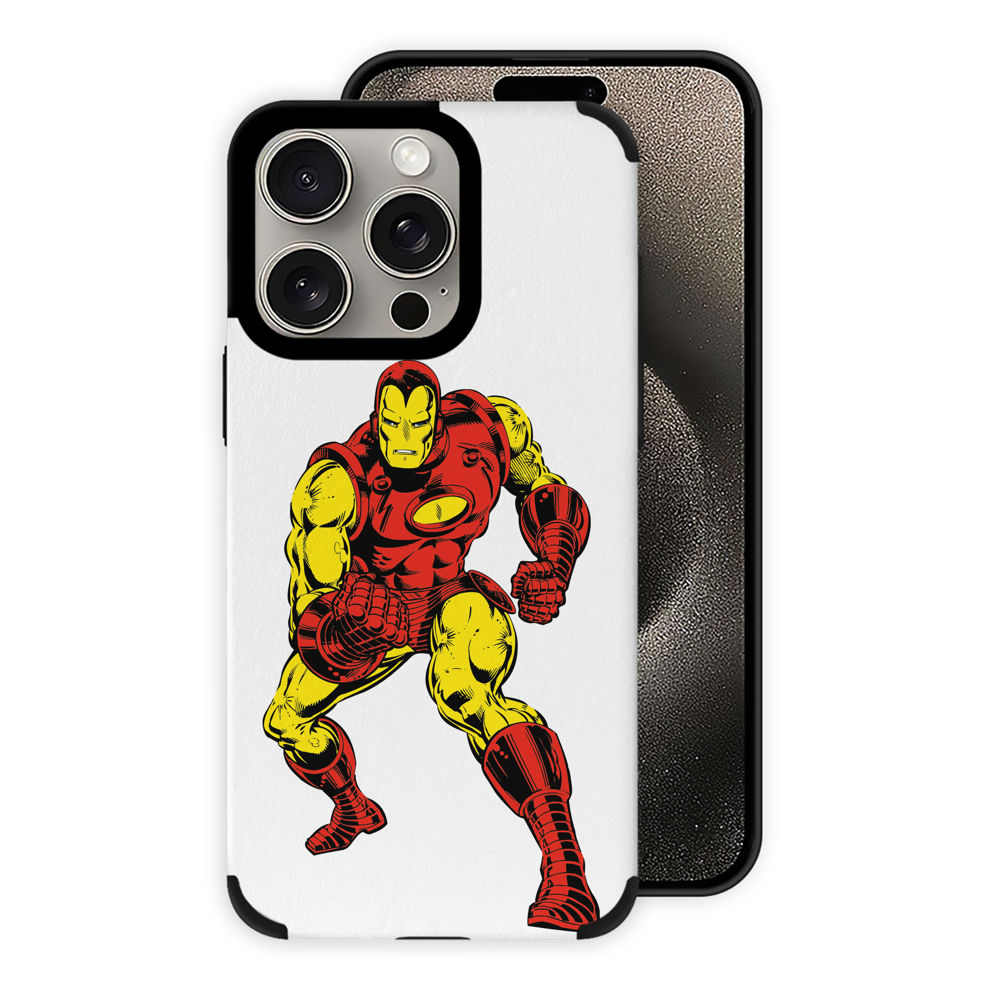 （画像用） アベンジャーズ The Avengers 【iPhone15ProMax対応】 PUレザー スマホケース 耐衝撃＆黄変防止
