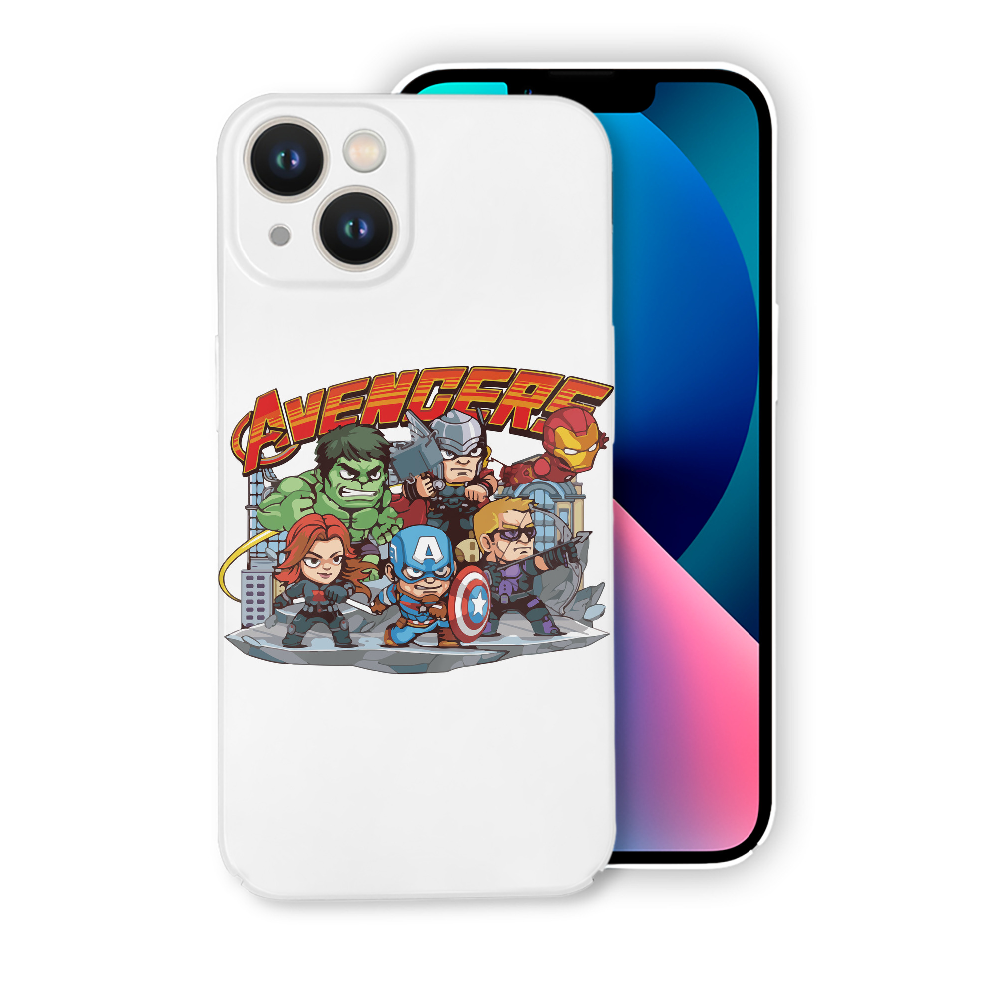（画像用） アベンジャーズ The Avengers 【iPhone 14シリーズ対応】ハードケース