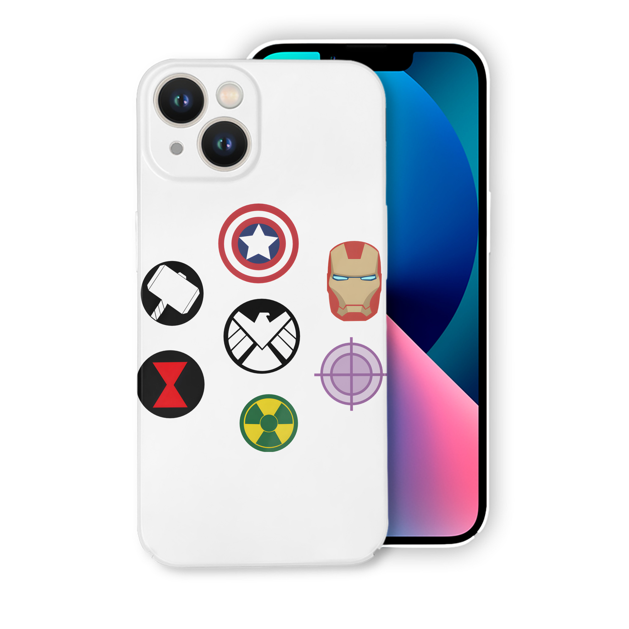 （画像用） アベンジャーズ The Avengers 【iPhone 14シリーズ対応】ハードケース