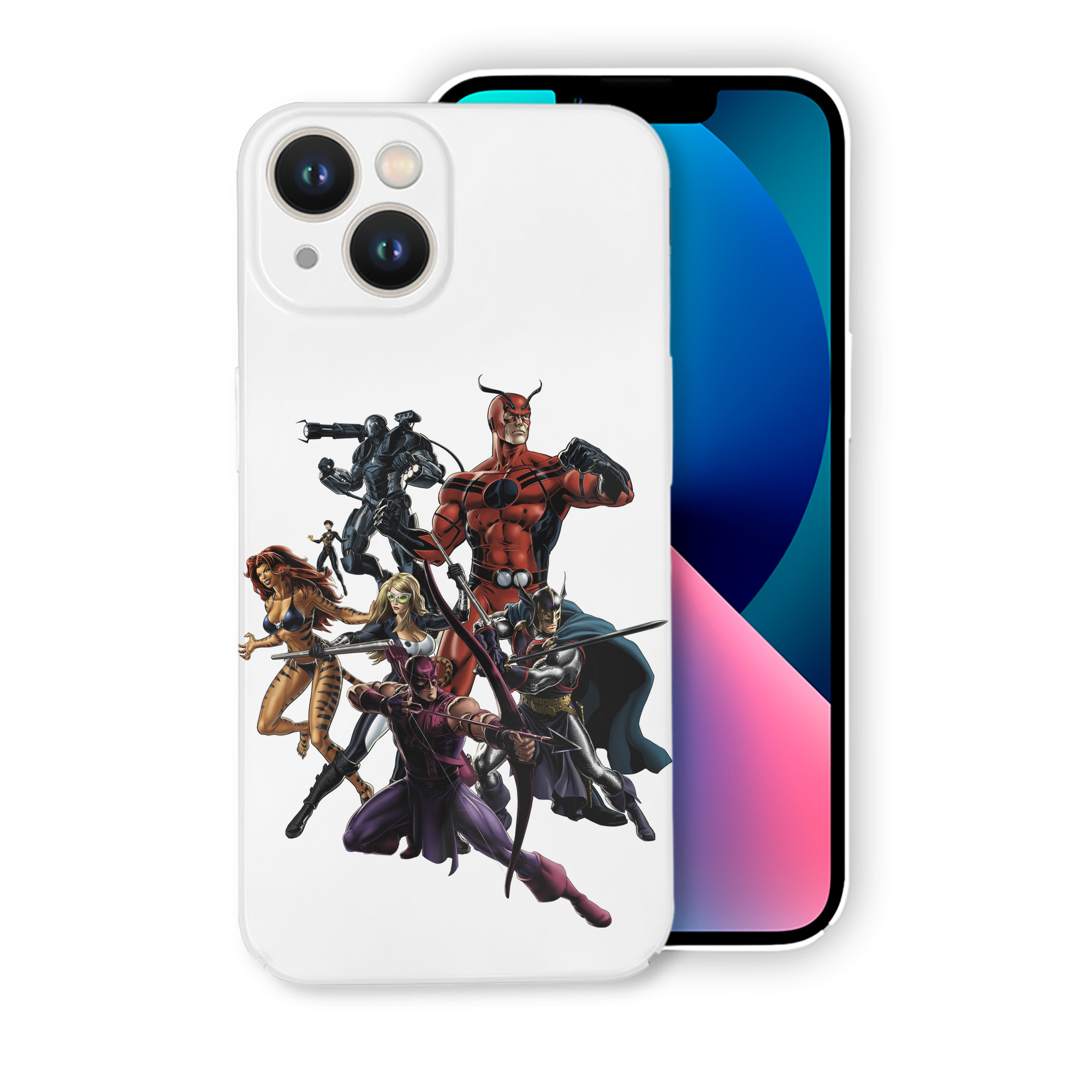 （画像用） アベンジャーズ The Avengers 【iPhone 14シリーズ対応】ハードケース