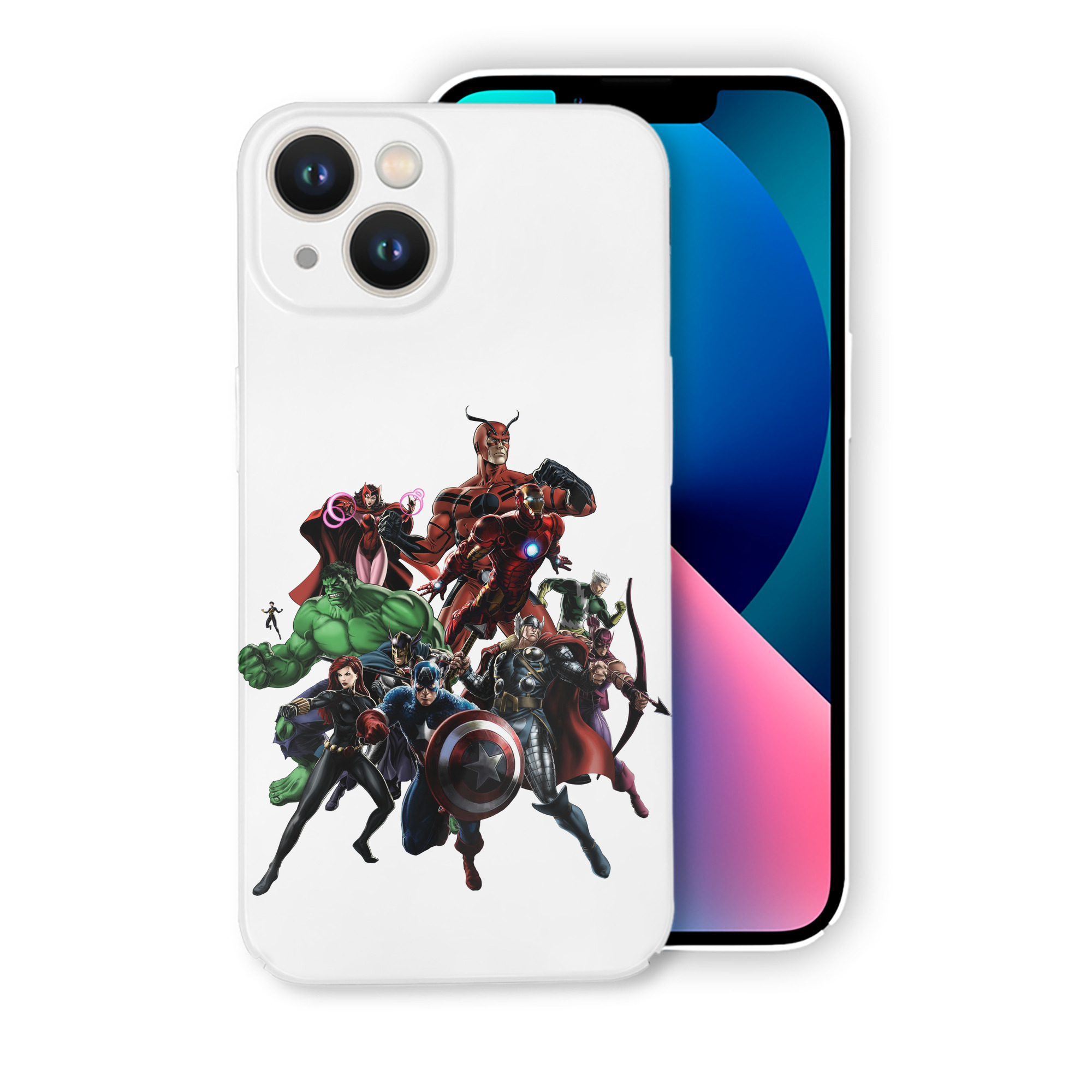 （画像用） アベンジャーズ The Avengers 【iPhone 14シリーズ対応】ハードケース