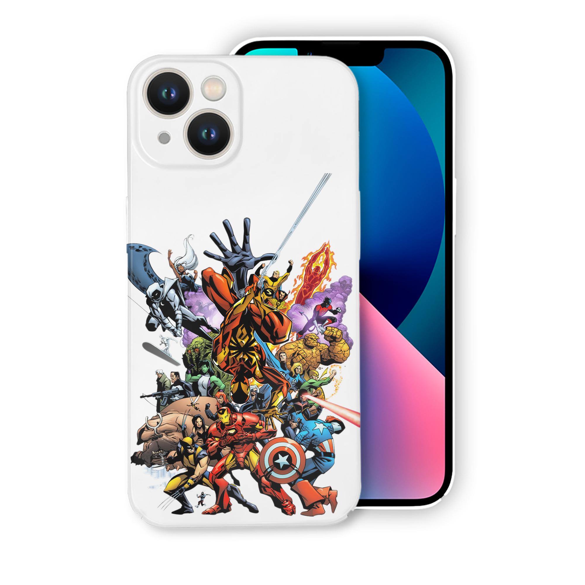 （画像用） アベンジャーズ The Avengers 【iPhone 14シリーズ対応】ハードケース