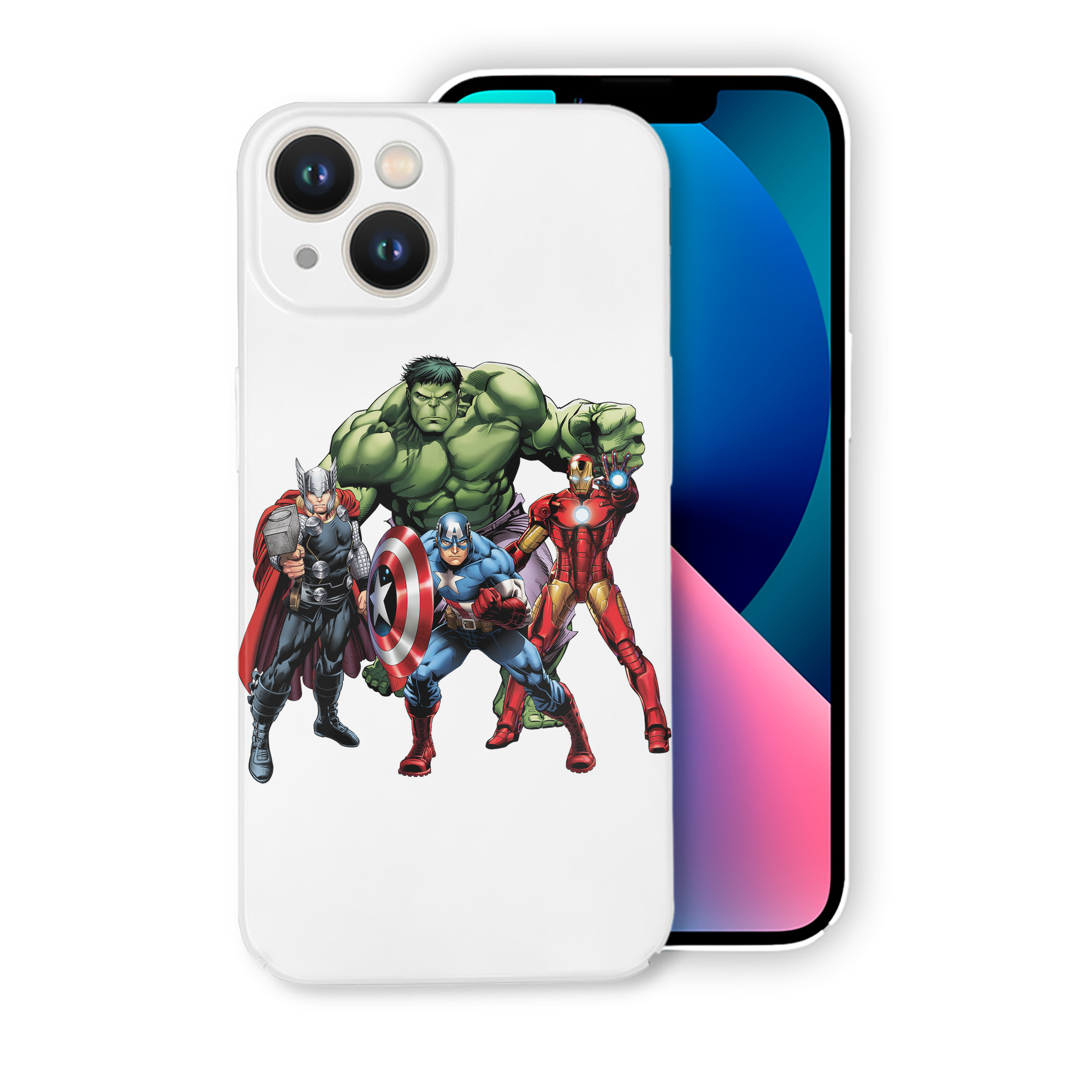 （画像用） アベンジャーズ The Avengers 【iPhone 14シリーズ対応】ハードケース