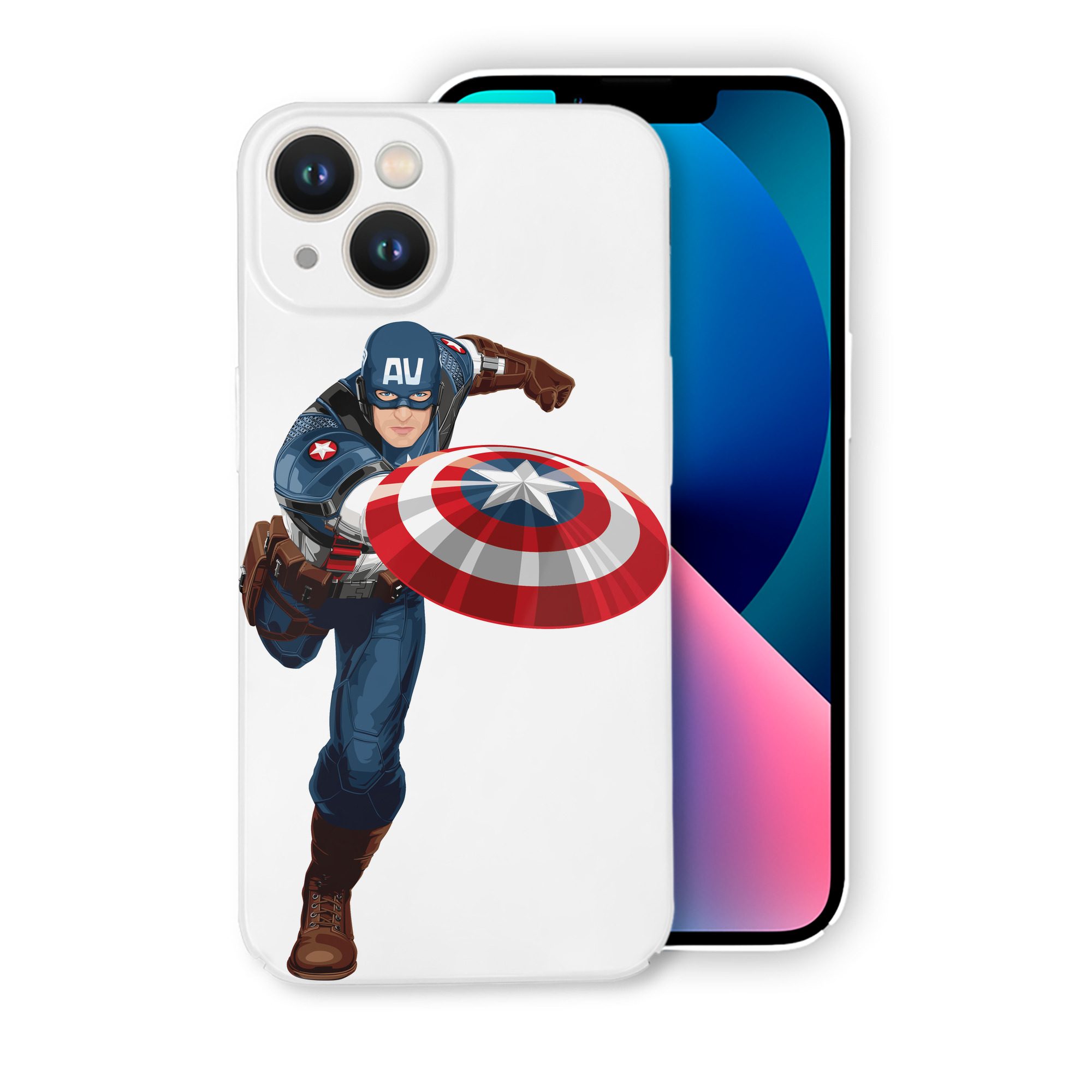 （画像用） アベンジャーズ The Avengers 【iPhone 14シリーズ対応】ハードケース