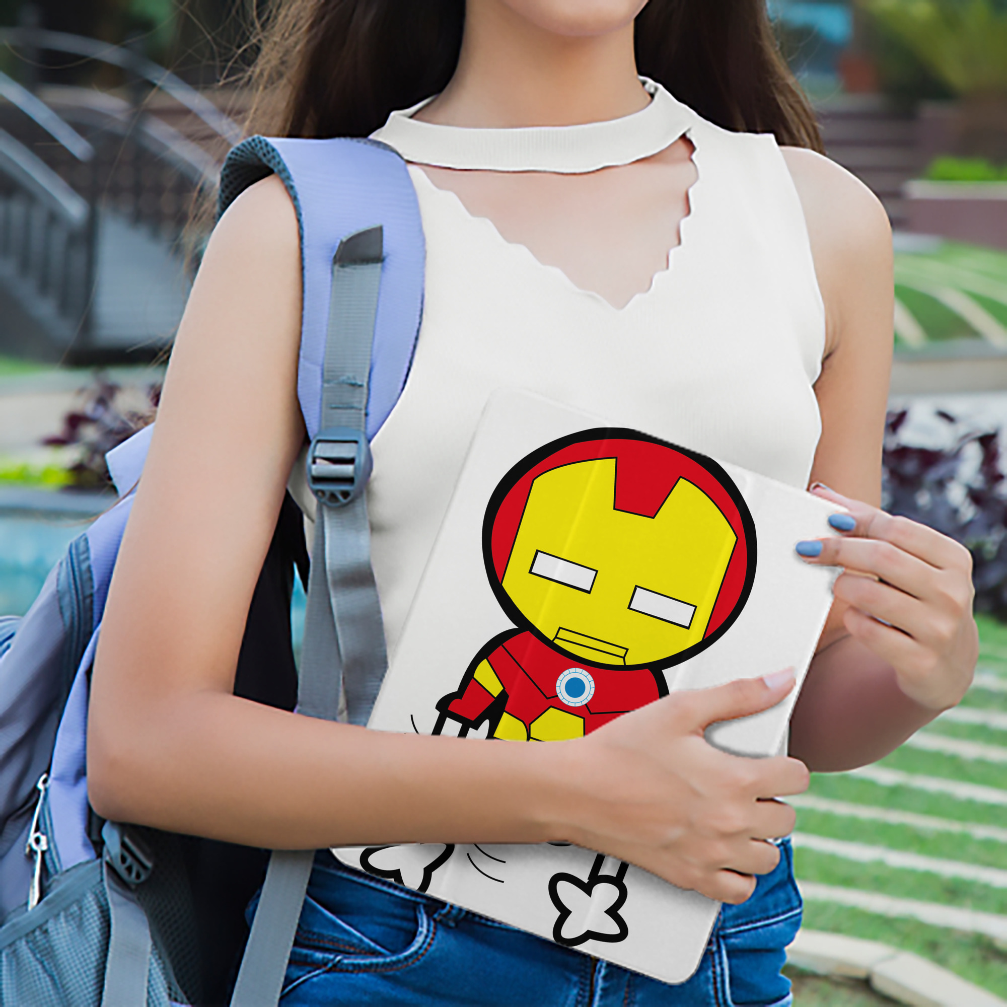 アベンジャーズ The Avengers IPad ケース ペン収納付き 三つ折りスタンド PUレザー×シリコン 対応機種9.5/10.5/10.9インチ