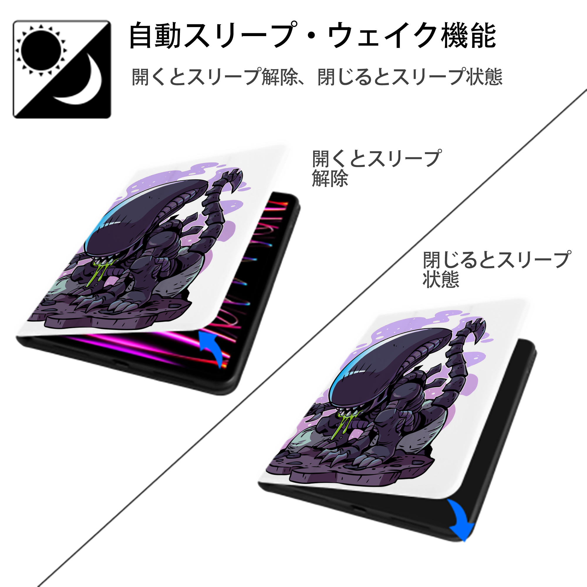 アベンジャーズ The Avengers IPad ケース ペン収納付き 三つ折りスタンド PUレザー×シリコン 対応機種9.5/10.5/10.9インチ