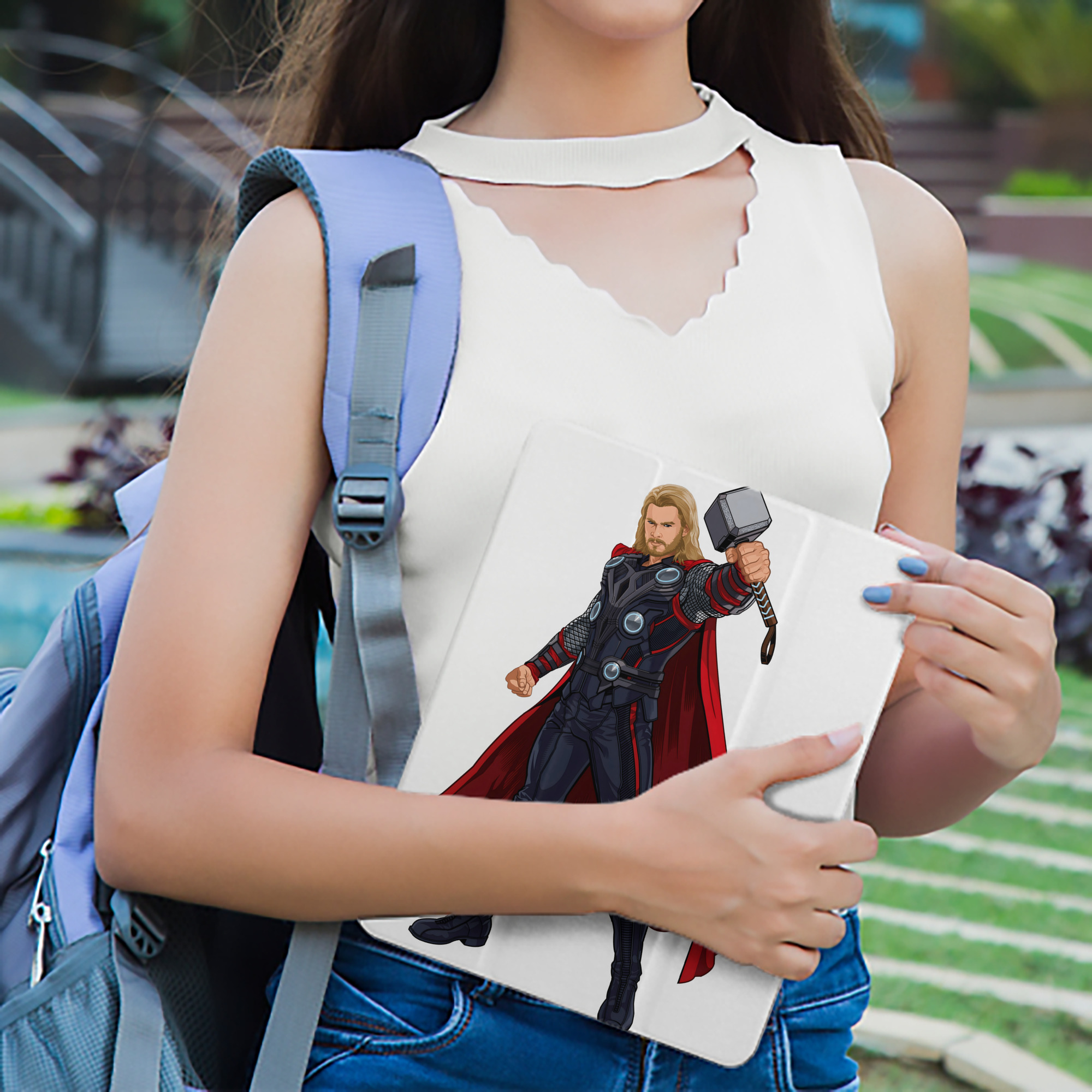 アベンジャーズ The Avengers IPad ケース ペン収納付き 三つ折りスタンド PUレザー×シリコン 対応機種9.5/10.5/10.9インチ