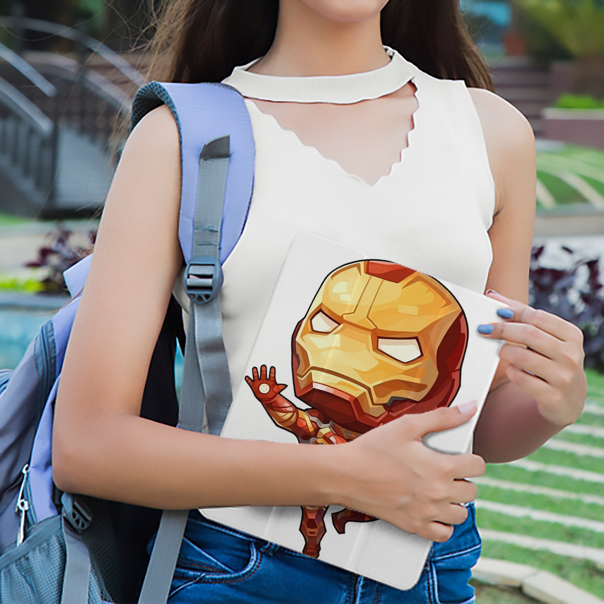 アベンジャーズ The Avengers IPad ケース ペン収納付き 三つ折りスタンド PUレザー×シリコン 対応機種9.5/10.5/10.9インチ