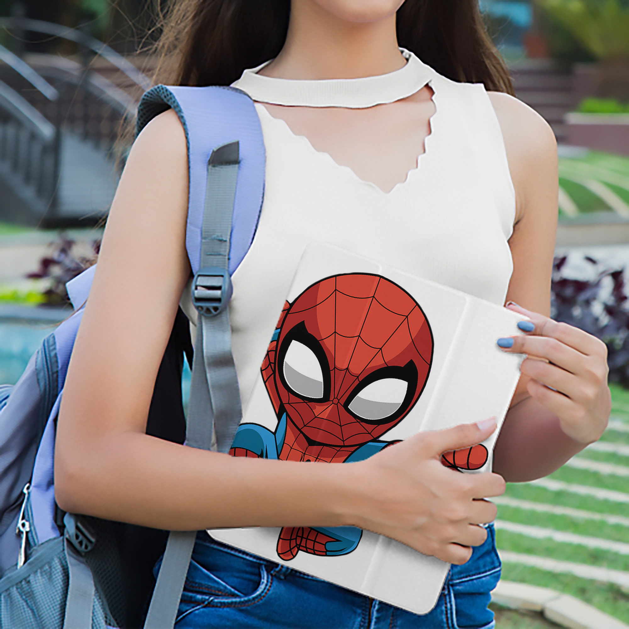 アベンジャーズ The Avengers IPad ケース ペン収納付き 三つ折りスタンド PUレザー×シリコン 対応機種9.5/10.5/10.9インチ