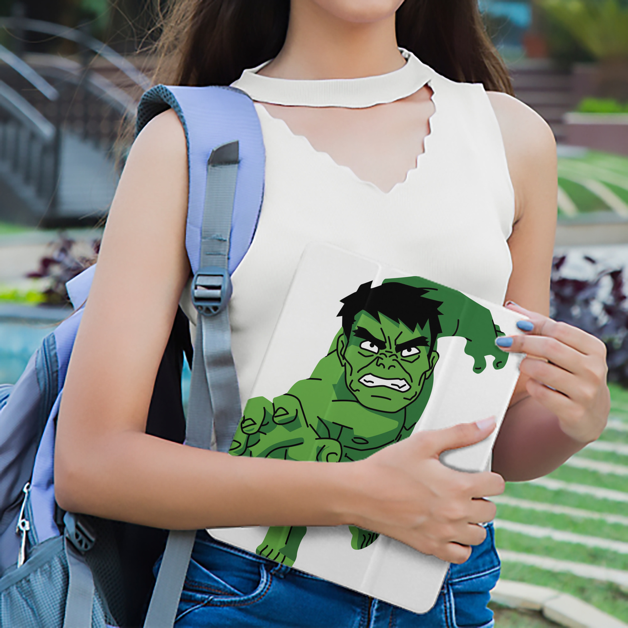 アベンジャーズ The Avengers IPad ケース ペン収納付き 三つ折りスタンド PUレザー×シリコン 対応機種9.5/10.5/10.9インチ
