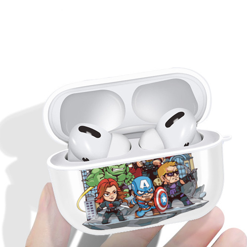 アベンジャーズ The Avengers 【AirPods Pro用】ハードシェル保護ケース 耐衝撃・防指紋・カラビナ付き商品仕様