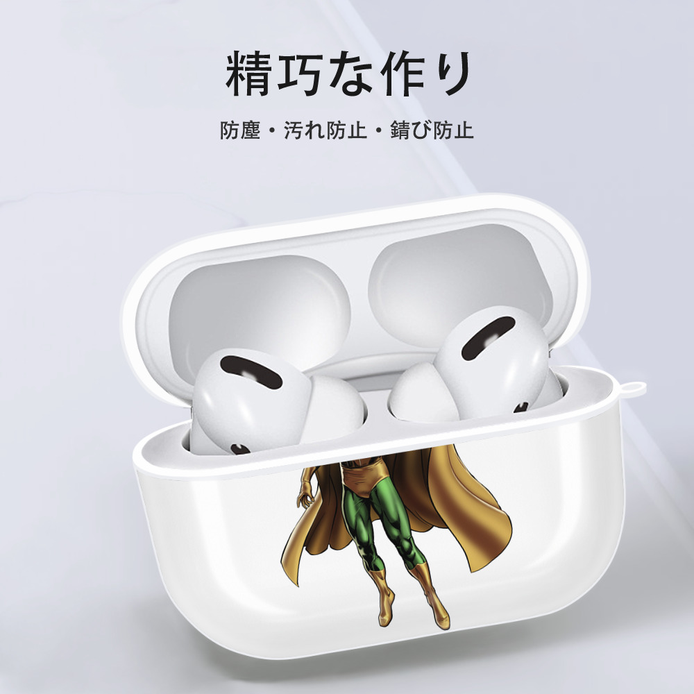 アベンジャーズ The Avengers 【AirPods Pro用】ハードシェル保護ケース 耐衝撃・防指紋・カラビナ付き商品仕様