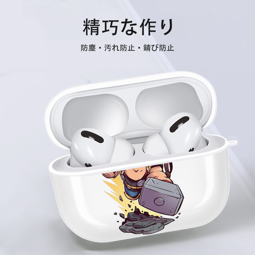 アベンジャーズ The Avengers 【AirPods Pro用】ハードシェル保護ケース 耐衝撃・防指紋・カラビナ付き商品仕様