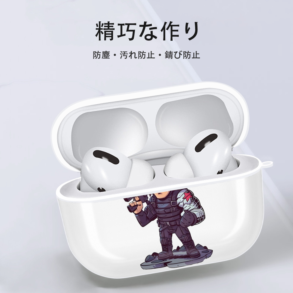 アベンジャーズ The Avengers 【AirPods Pro用】ハードシェル保護ケース 耐衝撃・防指紋・カラビナ付き商品仕様