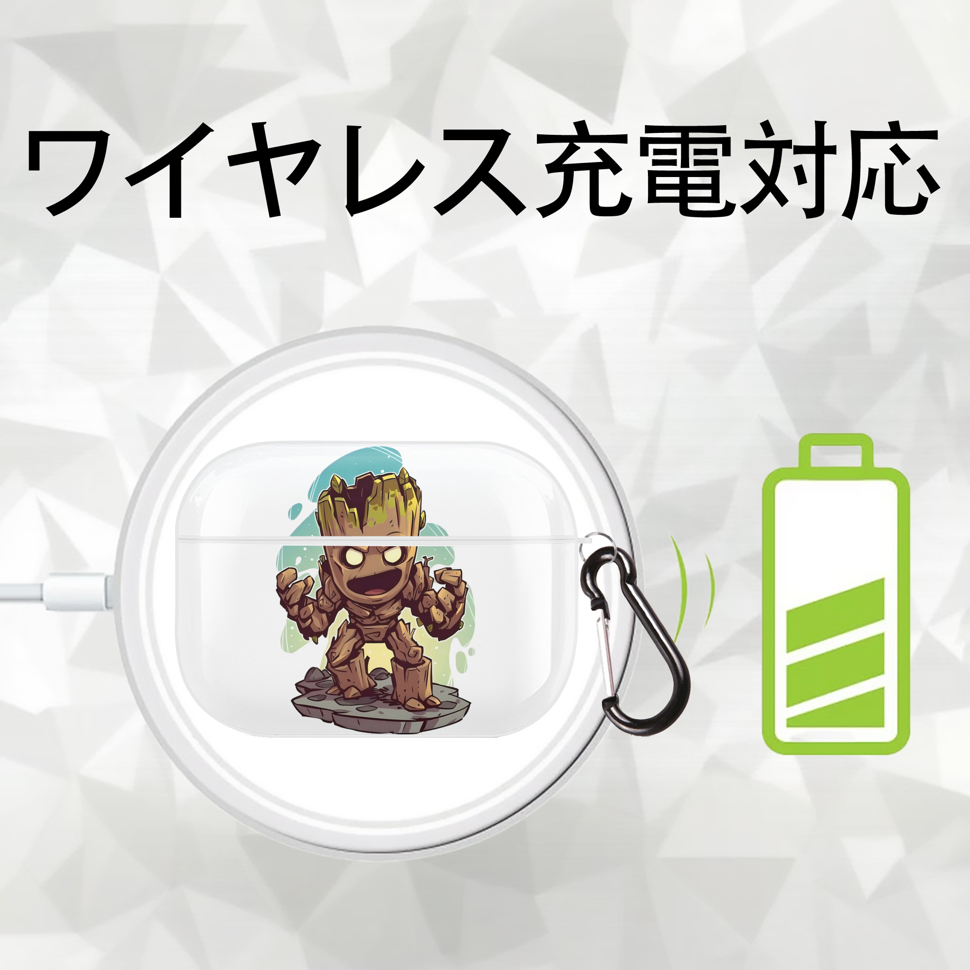 アベンジャーズ The Avengers 【AirPods Pro用】ハードシェル保護ケース 耐衝撃・防指紋・カラビナ付き商品仕様