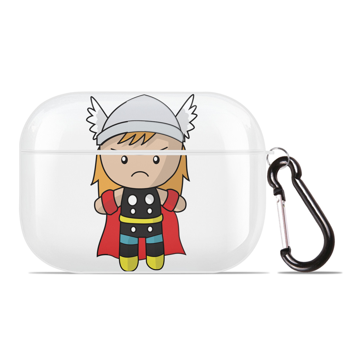 （画像用） アベンジャーズ The Avengers 【AirPods Pro用】ハードシェル保護ケース 耐衝撃・防指紋・カラビナ付き商品仕様