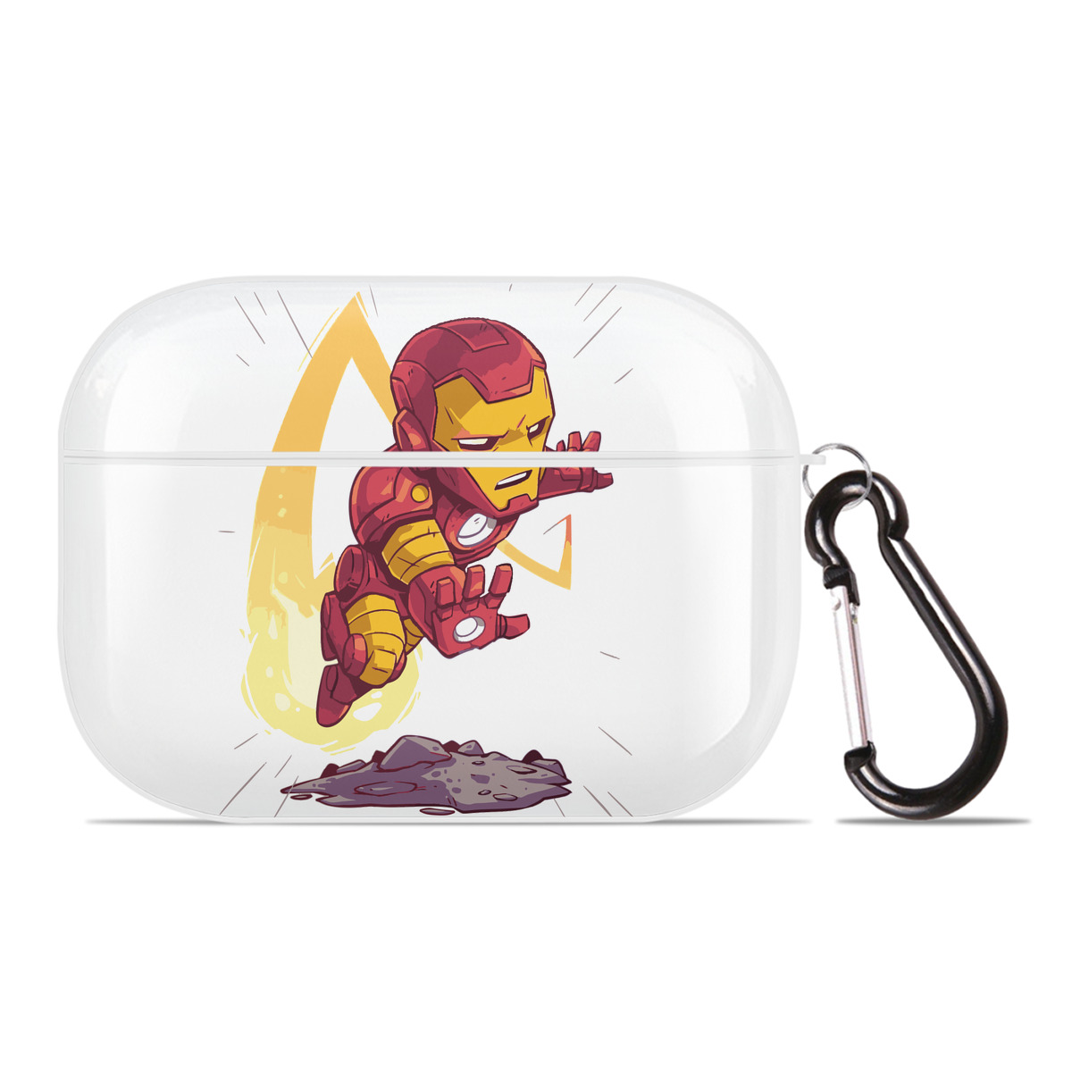 （画像用） アベンジャーズ The Avengers 【AirPods Pro用】ハードシェル保護ケース 耐衝撃・防指紋・カラビナ付き商品仕様