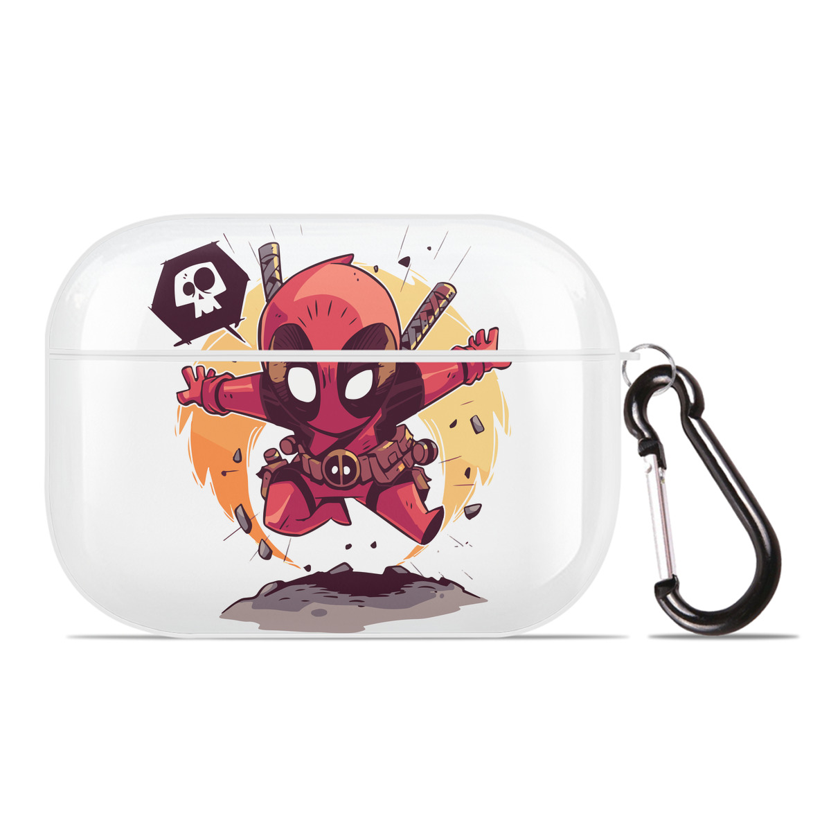 （画像用） アベンジャーズ The Avengers 【AirPods Pro用】ハードシェル保護ケース 耐衝撃・防指紋・カラビナ付き商品仕様