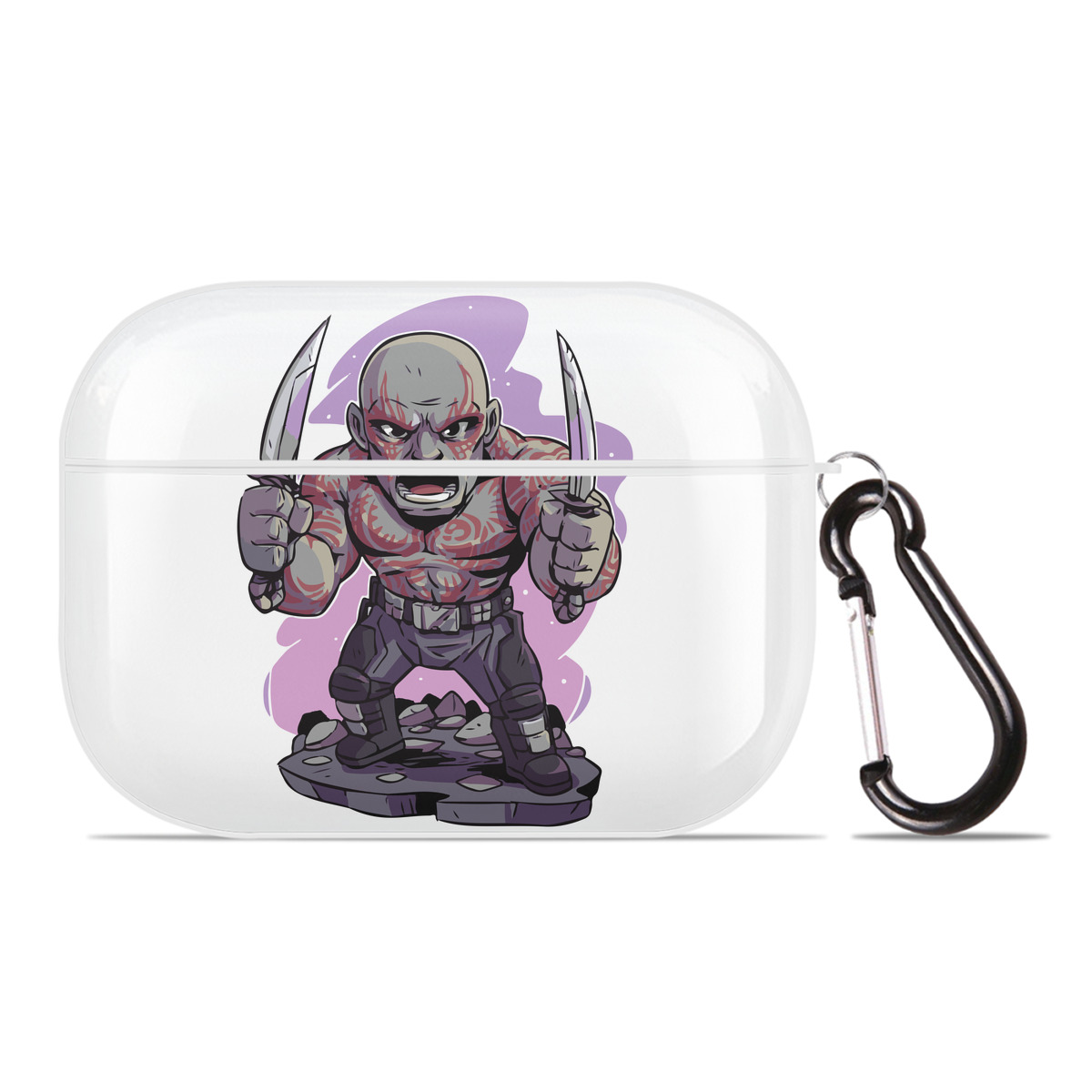 （画像用） アベンジャーズ The Avengers 【AirPods Pro用】ハードシェル保護ケース 耐衝撃・防指紋・カラビナ付き商品仕様