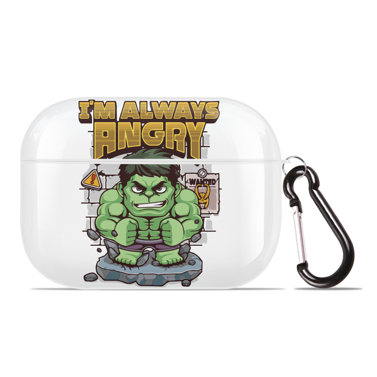 （画像用） アベンジャーズ The Avengers 【AirPods Pro用】ハードシェル保護ケース 耐衝撃・防指紋・カラビナ付き商品仕様