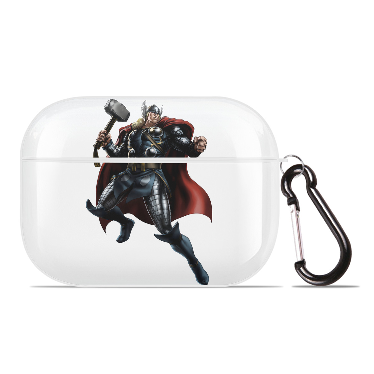 （画像用） アベンジャーズ The Avengers 【AirPods Pro用】ハードシェル保護ケース 耐衝撃・防指紋・カラビナ付き商品仕様