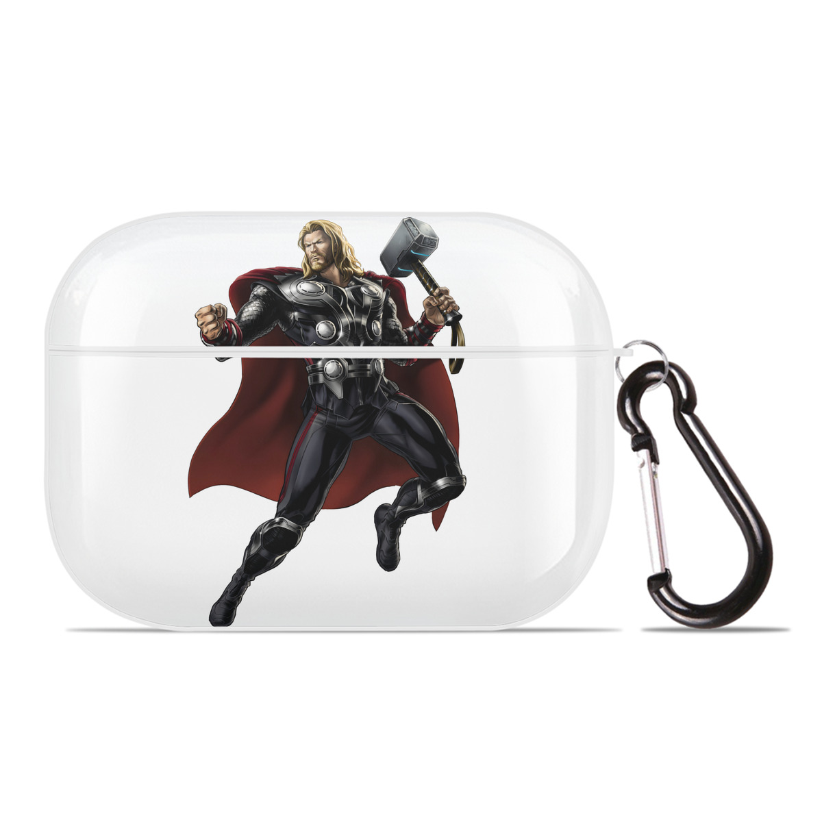 （画像用） アベンジャーズ The Avengers 【AirPods Pro用】ハードシェル保護ケース 耐衝撃・防指紋・カラビナ付き商品仕様