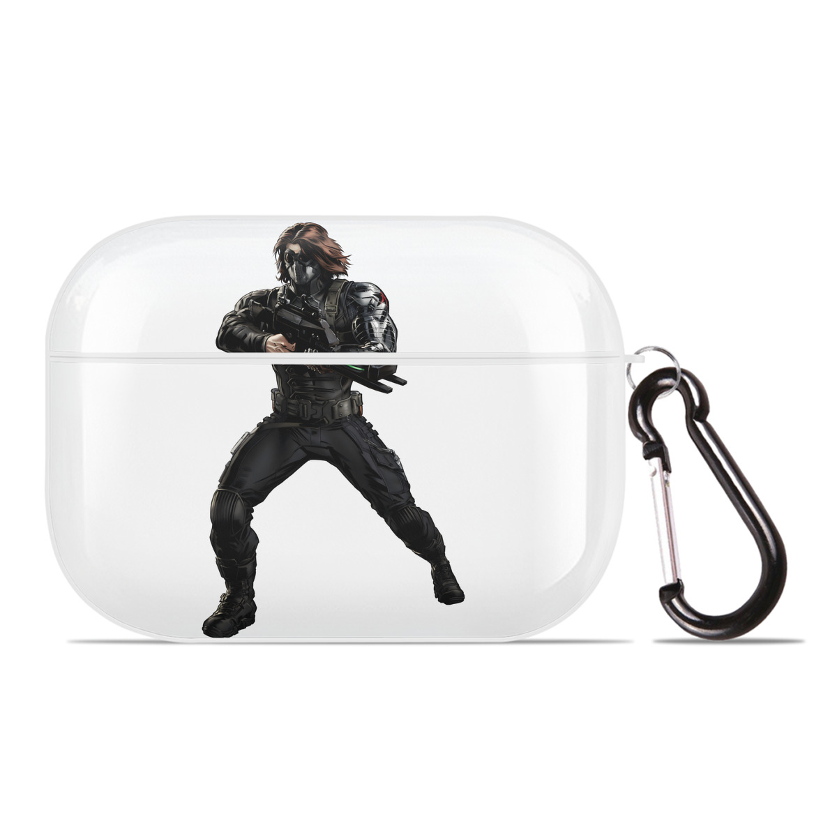（画像用） アベンジャーズ The Avengers 【AirPods Pro用】ハードシェル保護ケース 耐衝撃・防指紋・カラビナ付き商品仕様