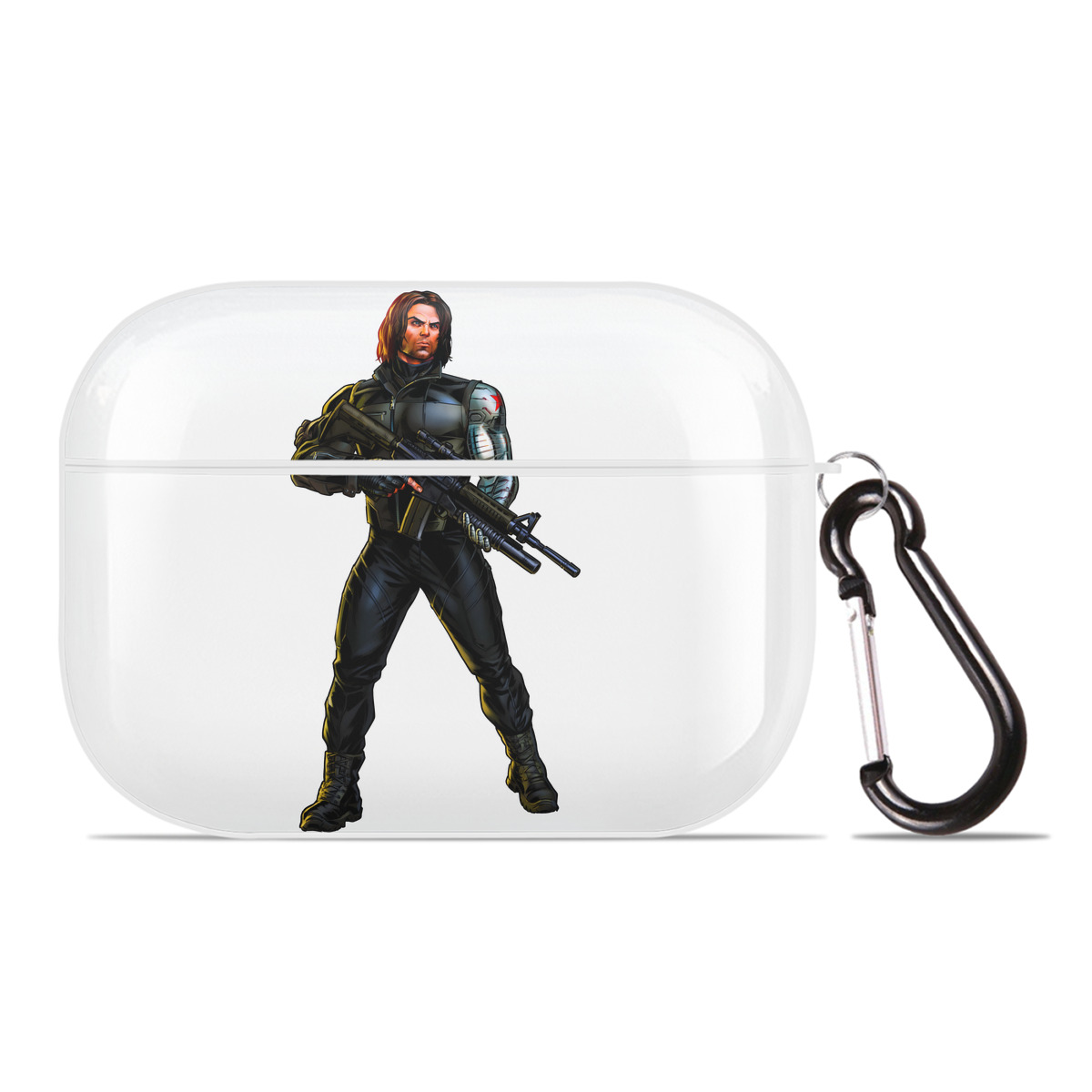 （画像用） アベンジャーズ The Avengers 【AirPods Pro用】ハードシェル保護ケース 耐衝撃・防指紋・カラビナ付き商品仕様