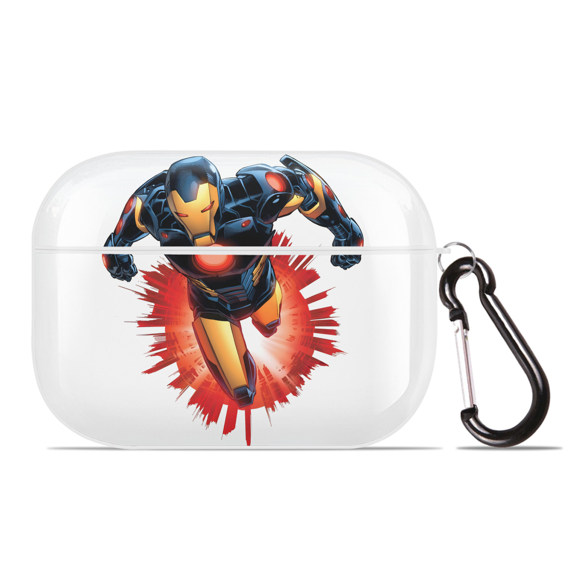 （画像用） アベンジャーズ The Avengers 【AirPods Pro用】ハードシェル保護ケース 耐衝撃・防指紋・カラビナ付き商品仕様