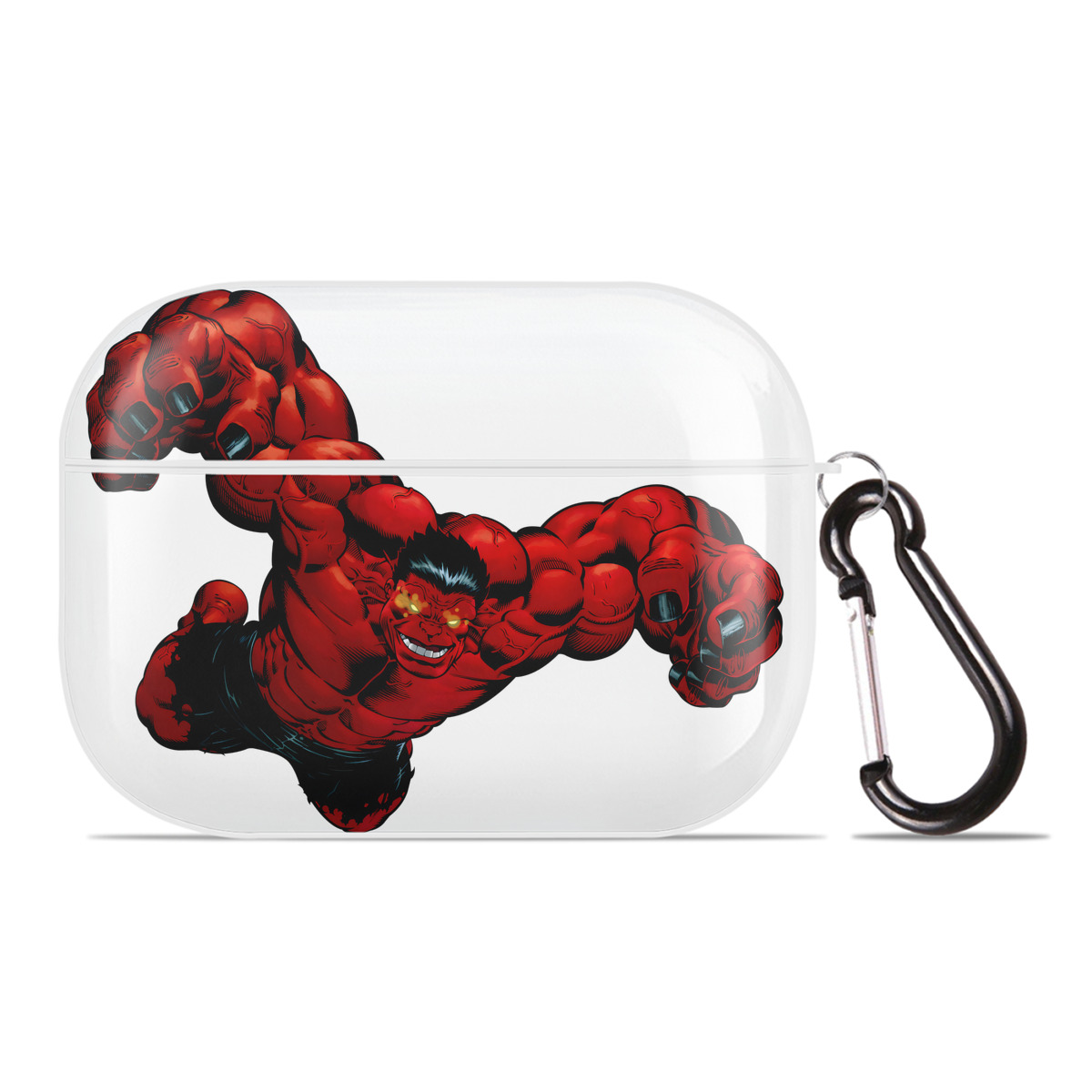 （画像用） アベンジャーズ The Avengers 【AirPods Pro用】ハードシェル保護ケース 耐衝撃・防指紋・カラビナ付き商品仕様