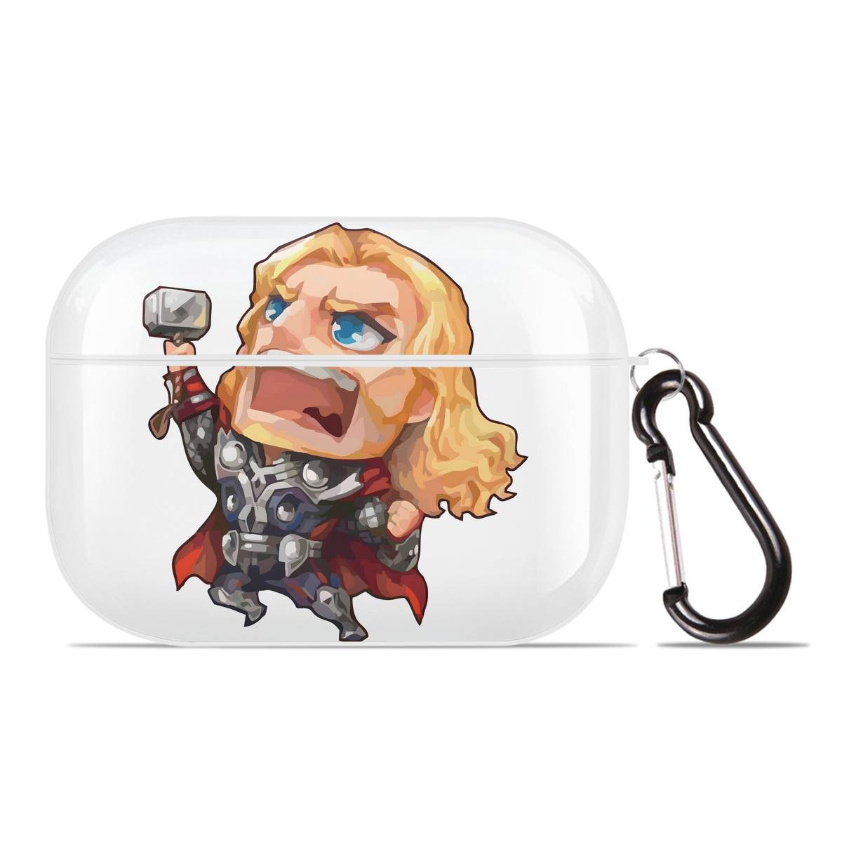 （画像用） アベンジャーズ The Avengers 【AirPods Pro用】ハードシェル保護ケース 耐衝撃・防指紋・カラビナ付き商品仕様