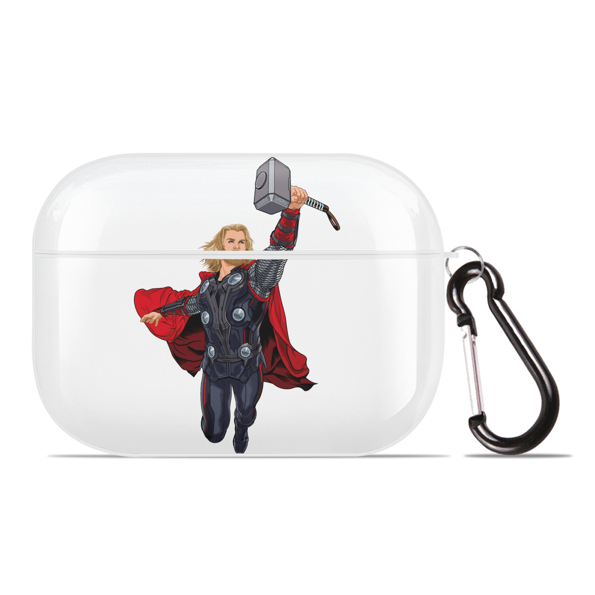 （画像用） アベンジャーズ The Avengers 【AirPods Pro用】ハードシェル保護ケース 耐衝撃・防指紋・カラビナ付き商品仕様