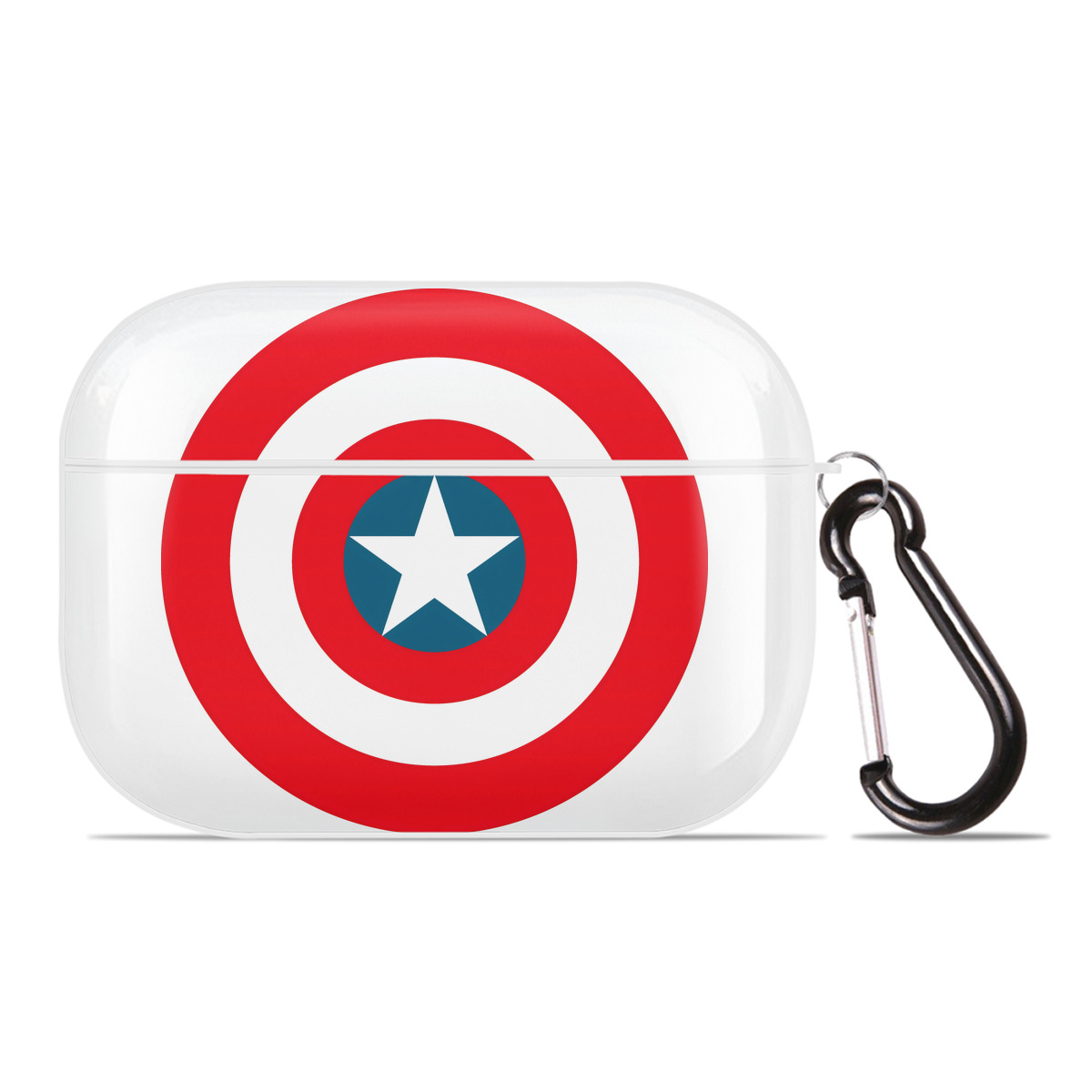 （画像用） アベンジャーズ The Avengers 【AirPods Pro用】ハードシェル保護ケース 耐衝撃・防指紋・カラビナ付き商品仕様
