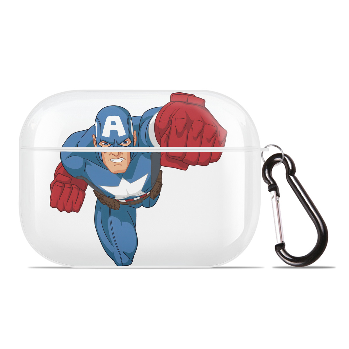 （画像用） アベンジャーズ The Avengers 【AirPods Pro用】ハードシェル保護ケース 耐衝撃・防指紋・カラビナ付き商品仕様