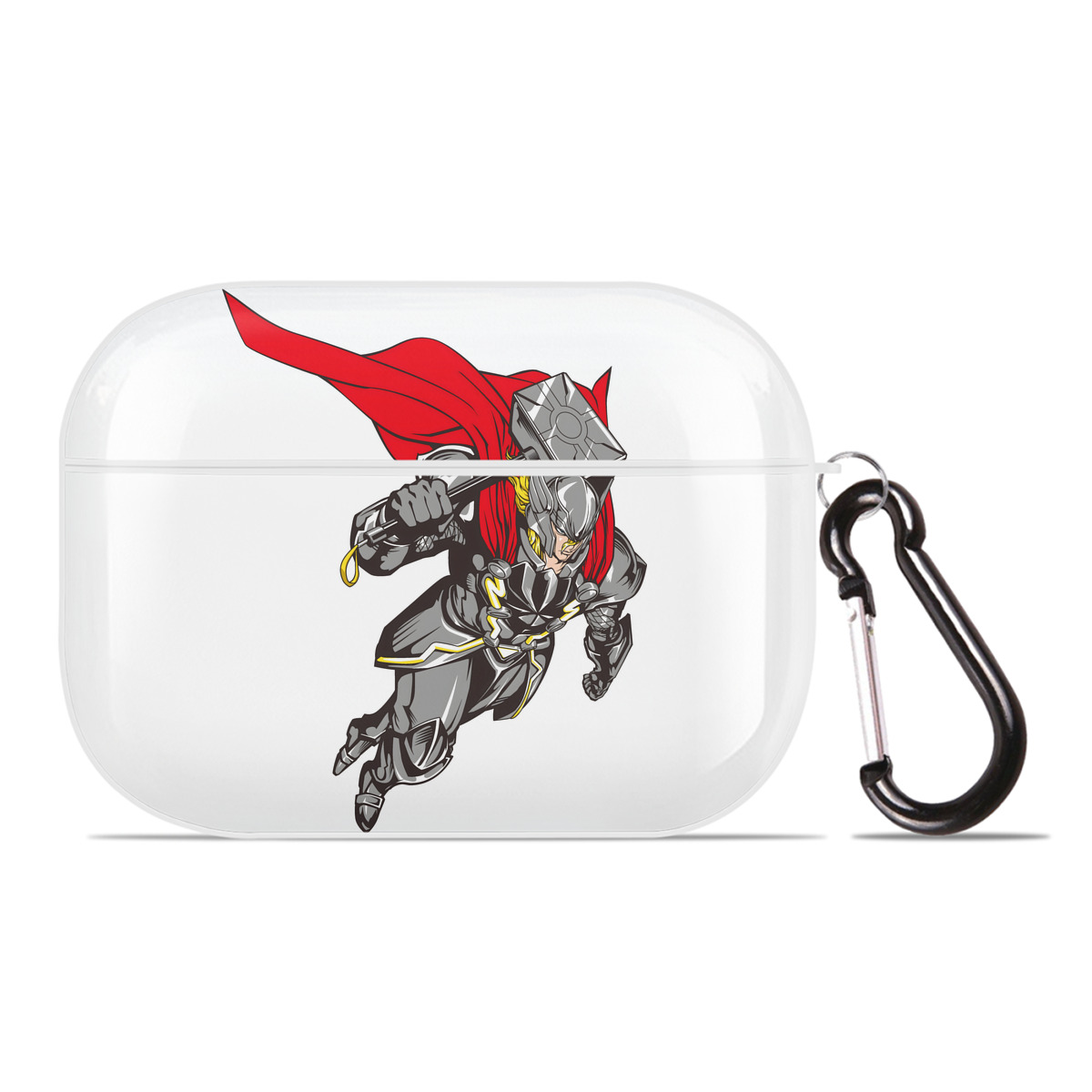 （画像用） アベンジャーズ The Avengers 【AirPods Pro用】ハードシェル保護ケース 耐衝撃・防指紋・カラビナ付き商品仕様
