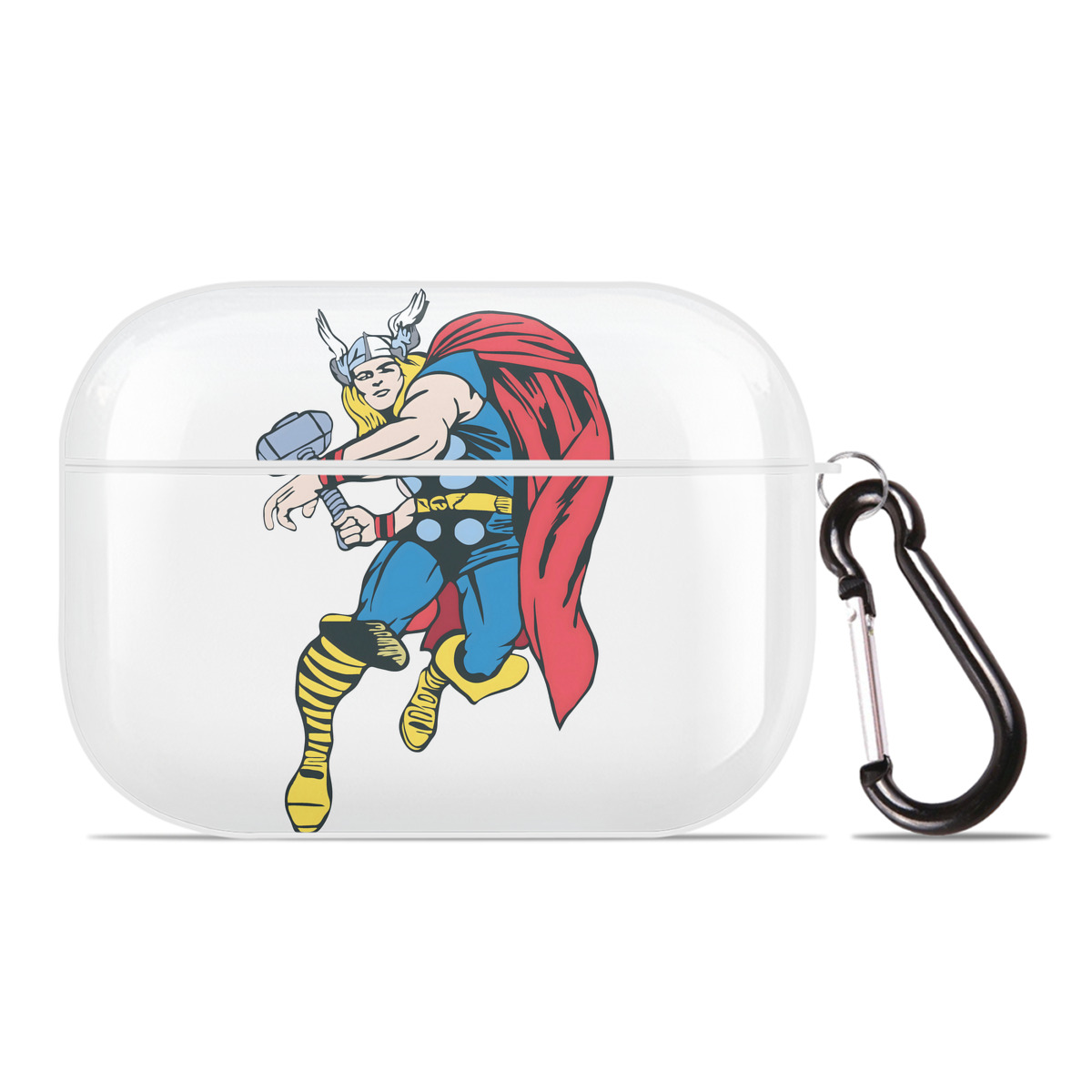 （画像用） アベンジャーズ The Avengers 【AirPods Pro用】ハードシェル保護ケース 耐衝撃・防指紋・カラビナ付き商品仕様